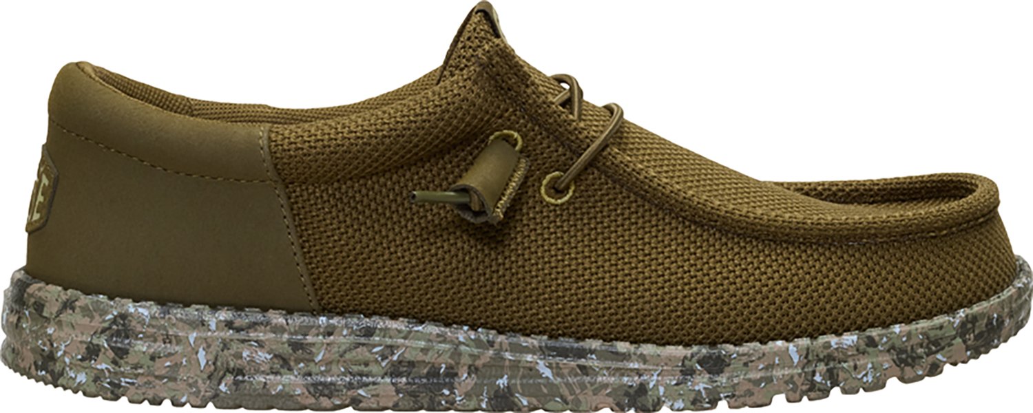 HEYDUDE Men's Wally Funk Mesh Field Camo Shoes