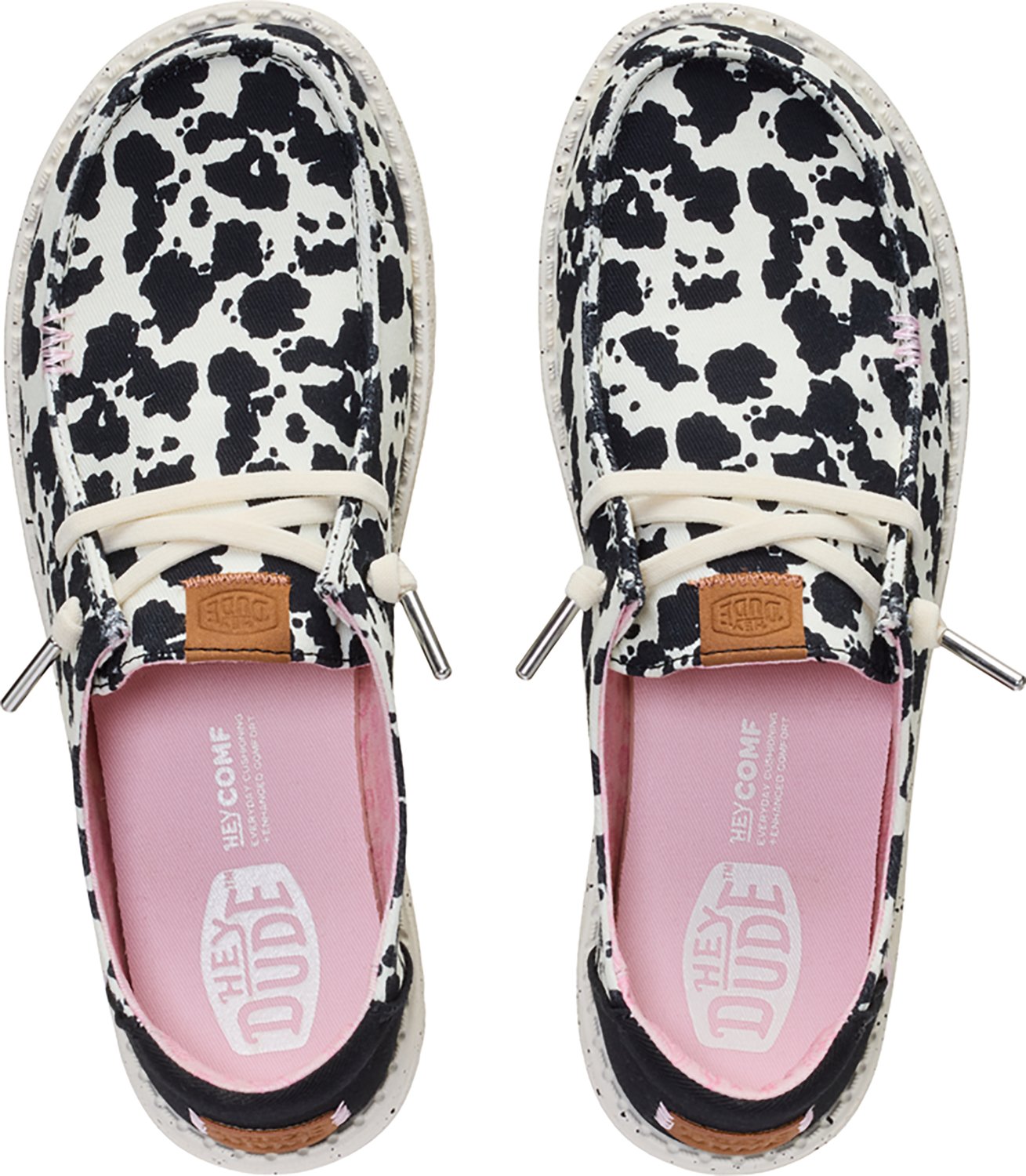 HEYDUDE Women's Wendy Spotted Cow Shoes - view number 5