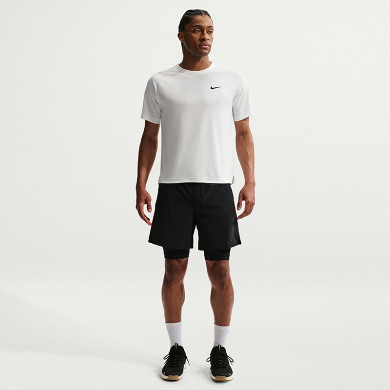 Nike Men's Dri-FIT Flex UV T-Shirt, Medium, White