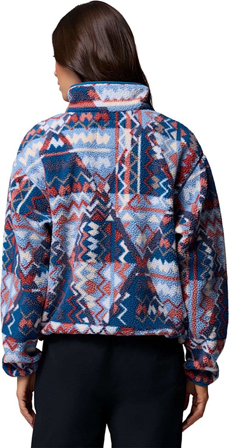 Columbia Sportswear Women's Helvetia II Printed Cropped 1/2 Snap Fleece Pullover                                                 - view number 2