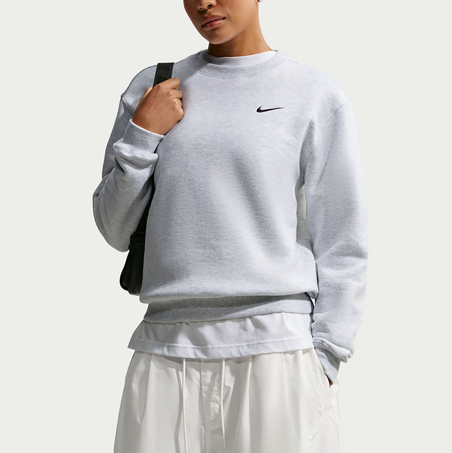 Nike Women's Studio Fleece Mid Weight Crew Sweatshirt - view number 3