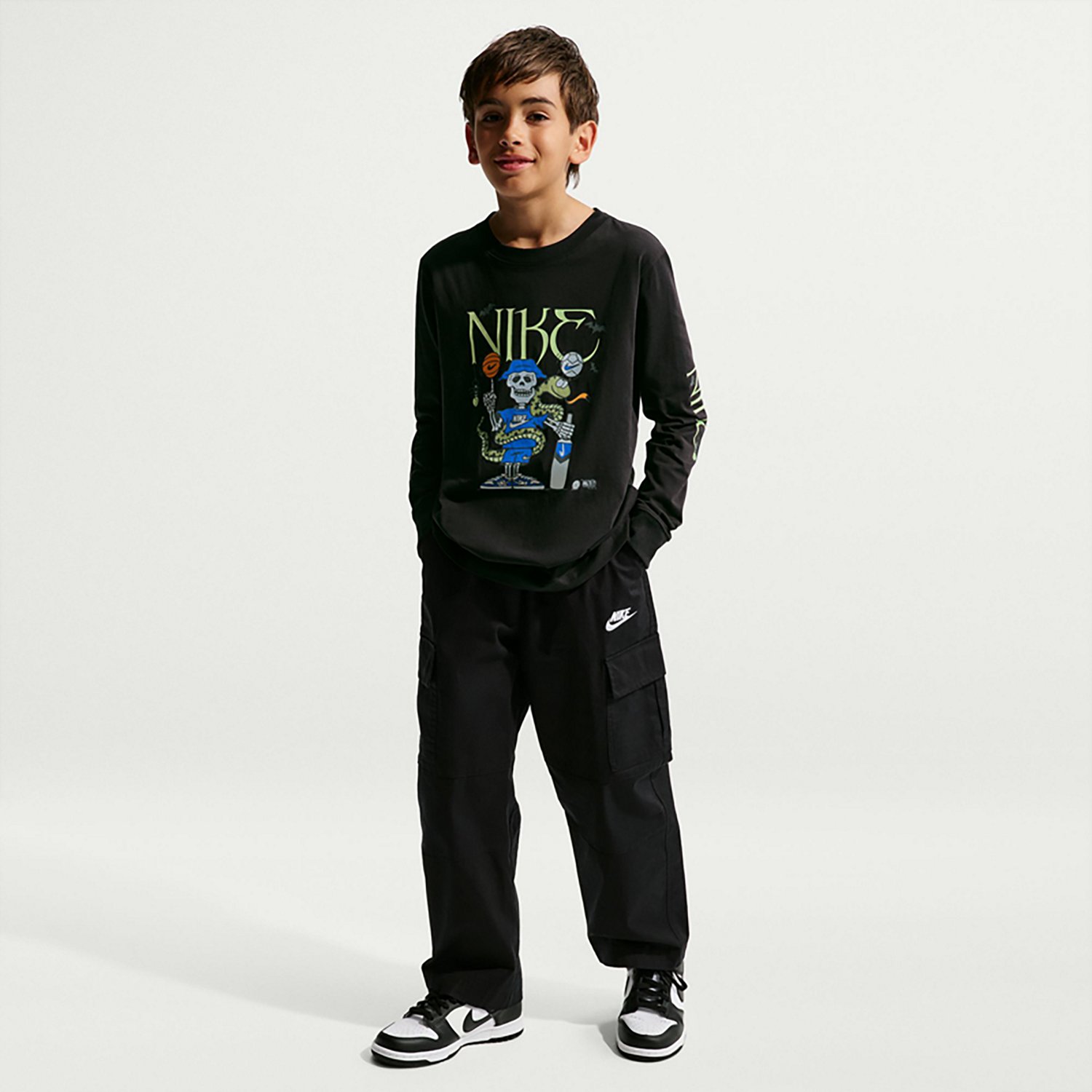 Nike Boys' Spooky Long Sleeve T-shirt