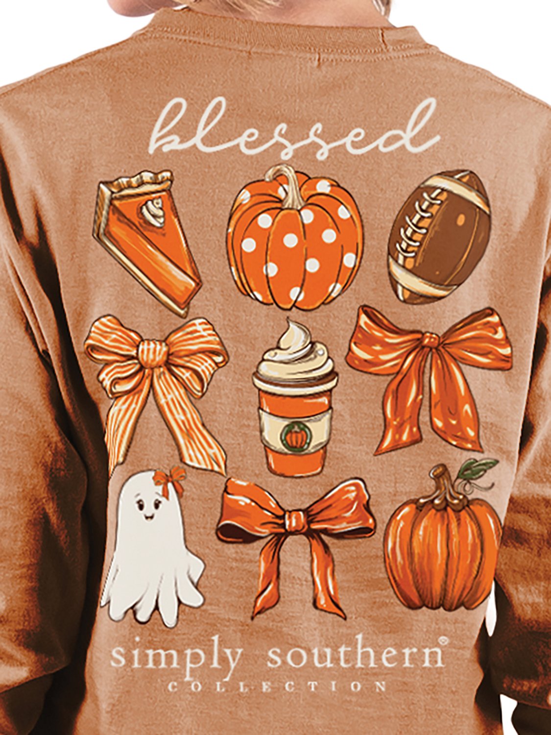Simply Southern Women’s Blessed Long Sleeve T‑Shirt - view number 4