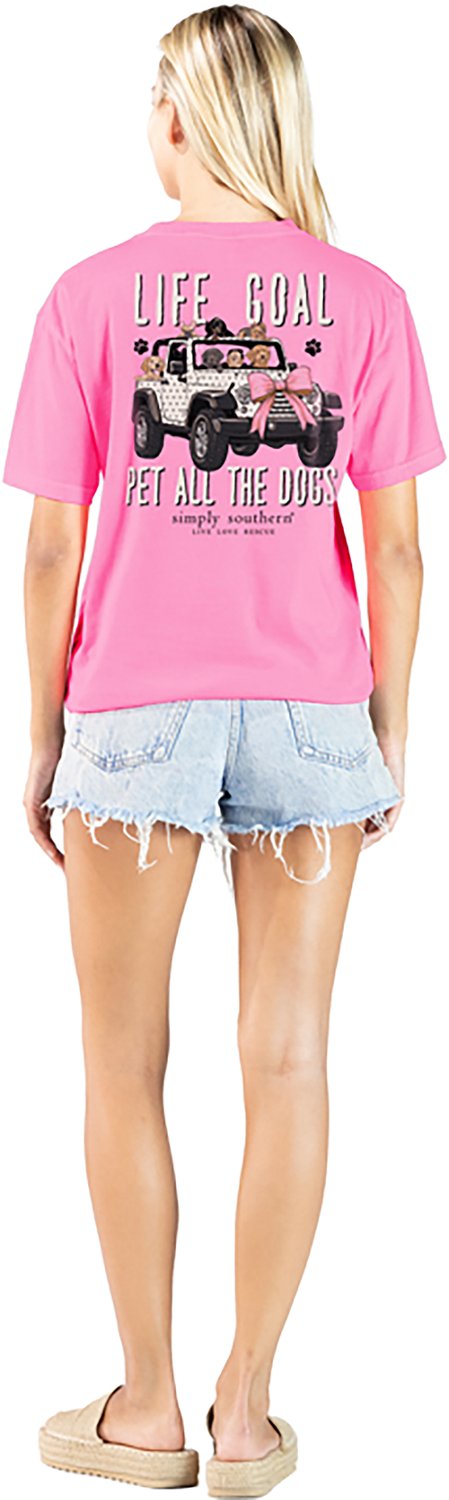 Simply Southern Women’s Pet Dogs Short Sleeve T‑shirt