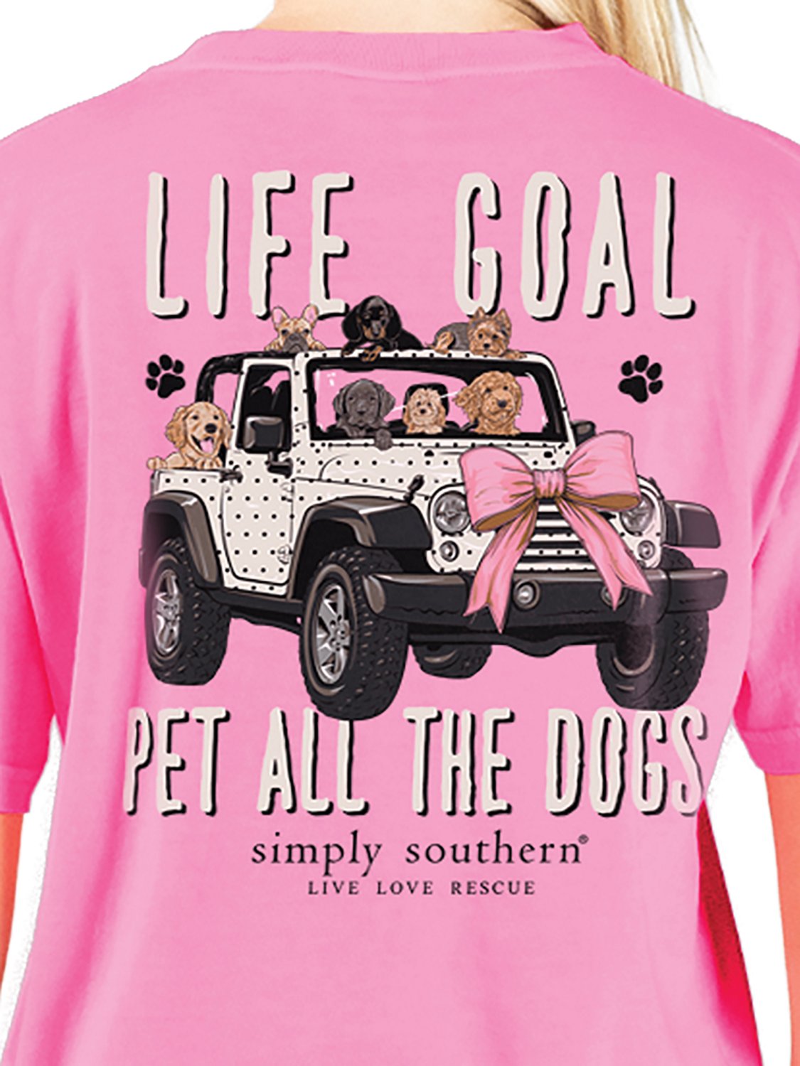 Simply Southern Women’s Pet Dogs Short Sleeve T‑shirt