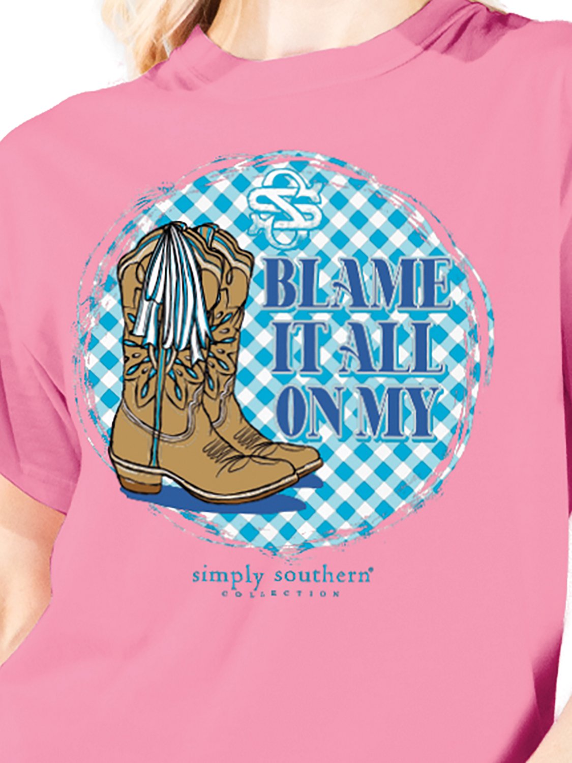 Simply Southern Women’s Blame Graphic T‑Shirt