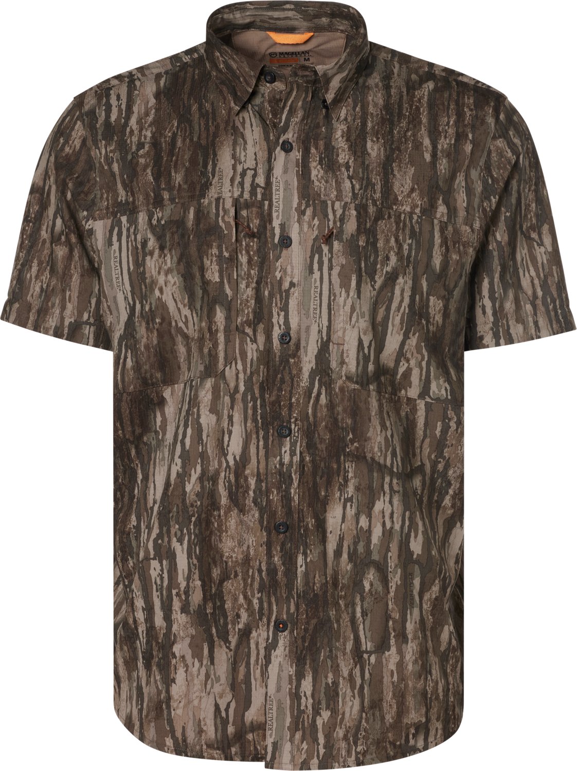 Magellan Outdoors Men's Lightweight Ripstop Button Down Short Sleeve Shirt