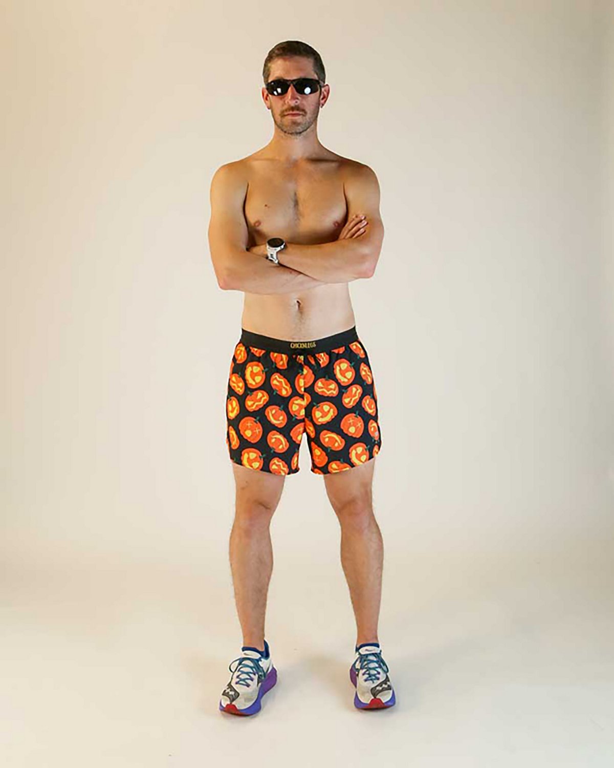 ChicknLegs Men's Pumpkins DS Running Shorts 5 In - view number 7