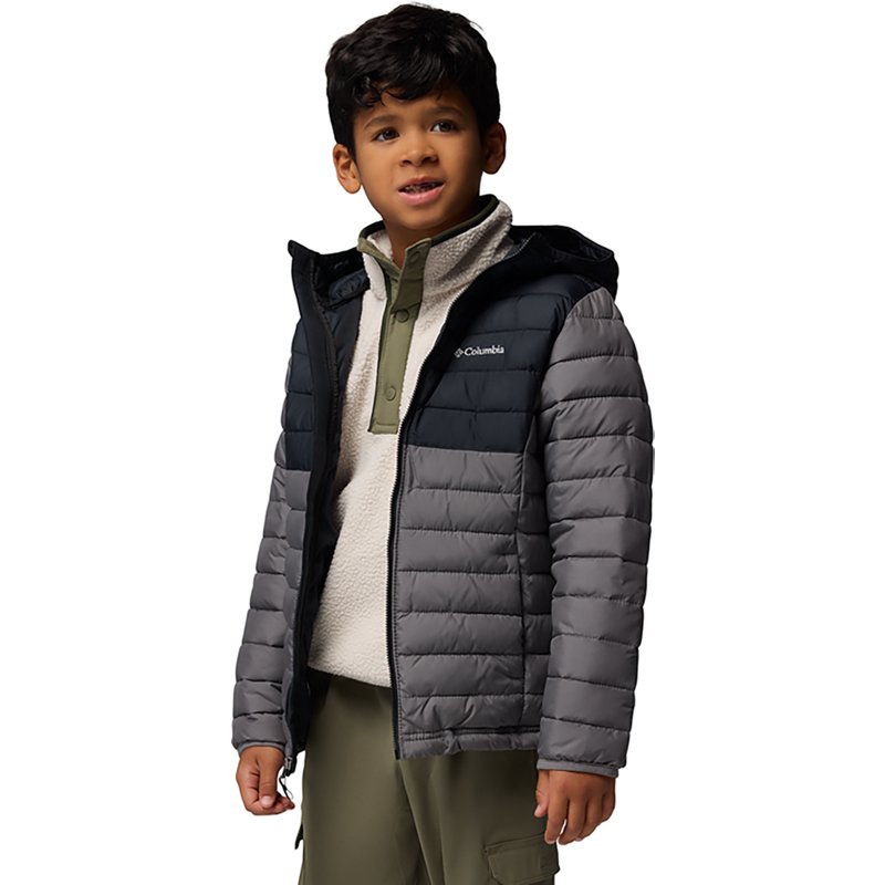 Columbia Sportswear Boysâ Powder Lite II Hooded Jacket