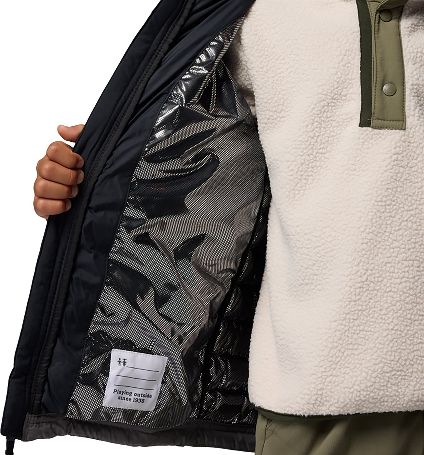 Columbia Sportswear Boys’ Powder Lite II Hooded Jacket - view number 5