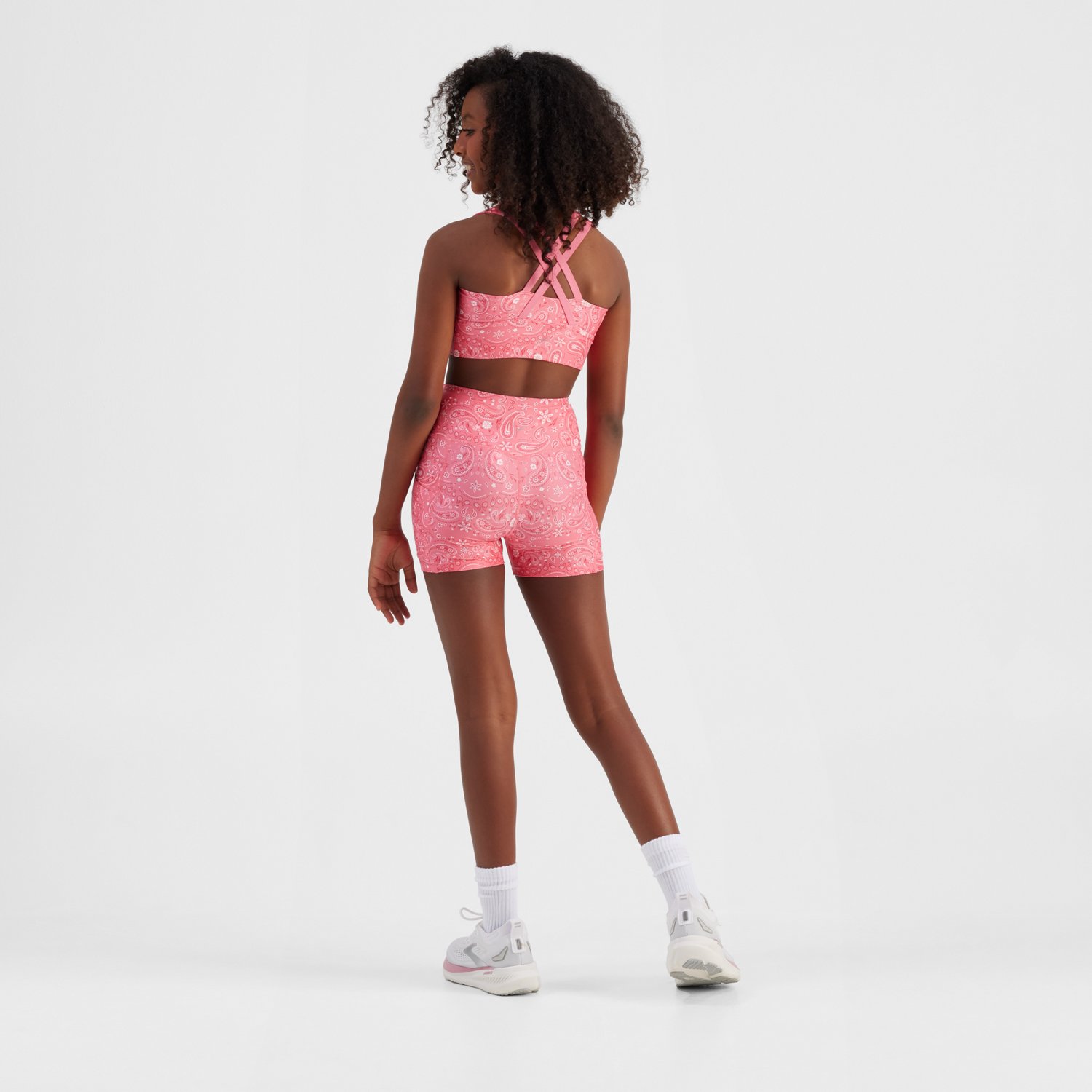 Freely Girls' James Luxe Pretty Paisley Sport Bra