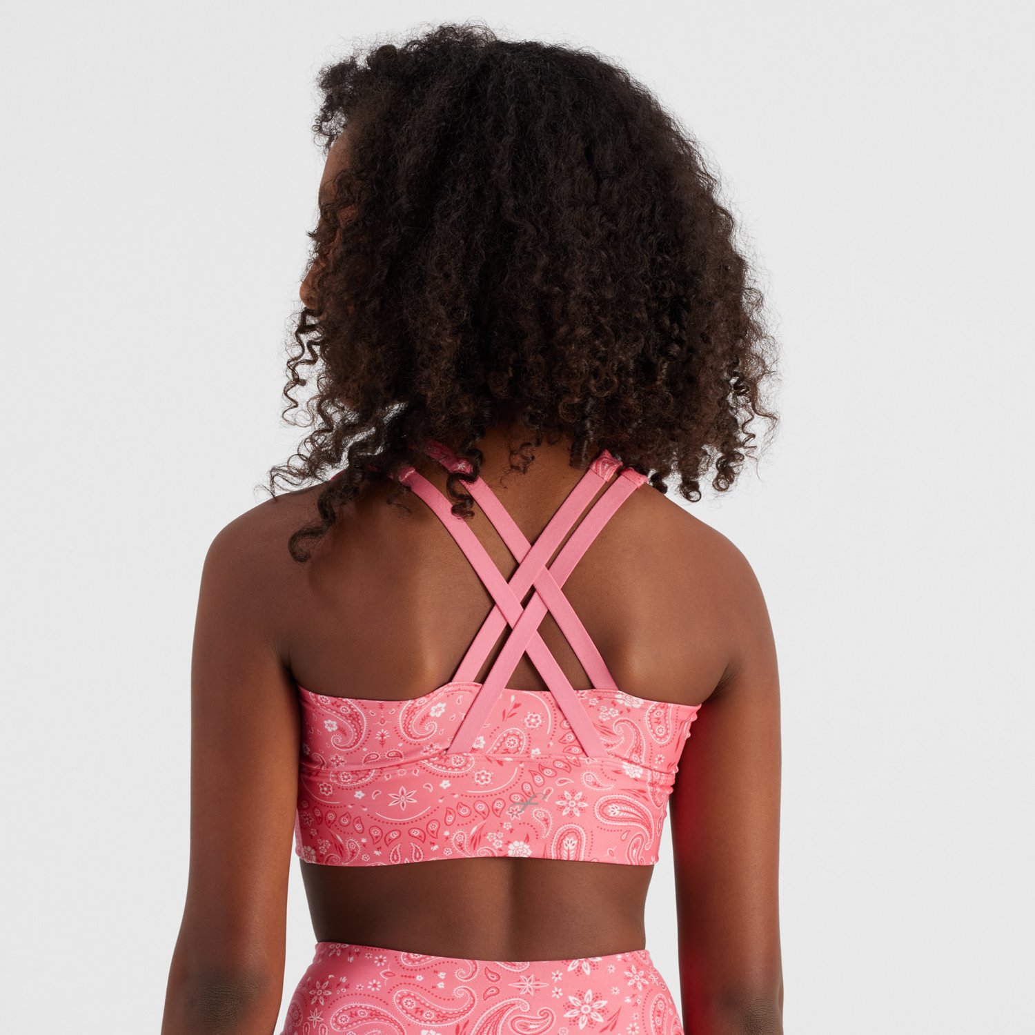 Freely Girls' James Luxe Pretty Paisley Sport Bra