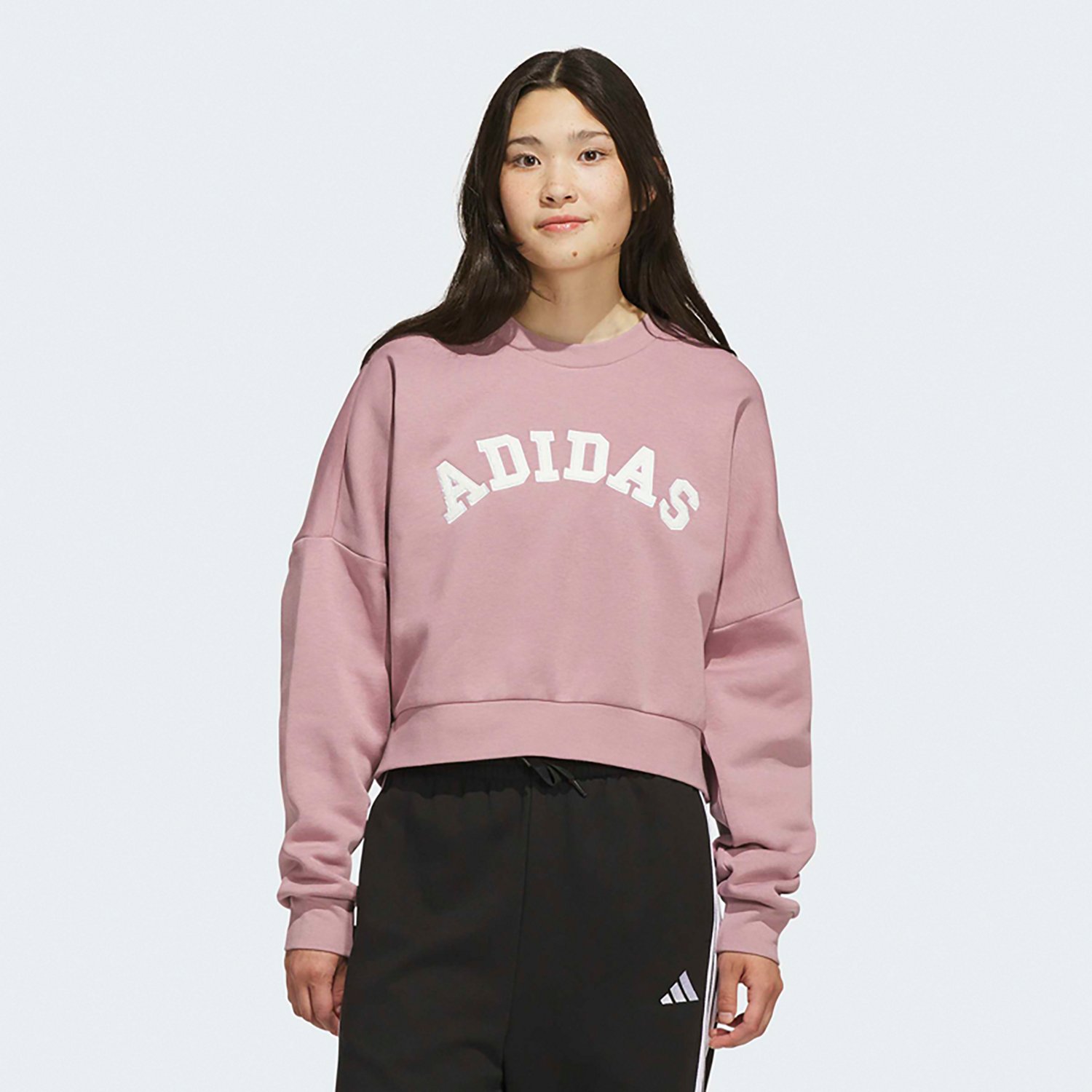 adidas Women's Chenille Logo Graphic Sweatshirt