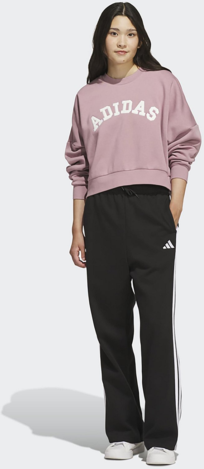 adidas Women's Chenille Logo Graphic Sweatshirt - view number 5