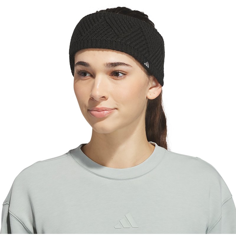 adidas Crestline 2.0 Womens Headband, One Size, Black