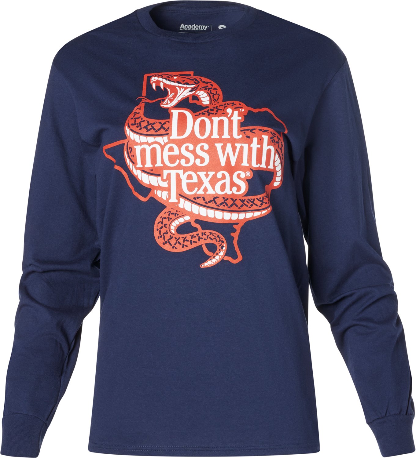 Academy Sports + Outdoors Adult's Wrapped Snake Graphic Long Sleeve T-shirt - view number 4