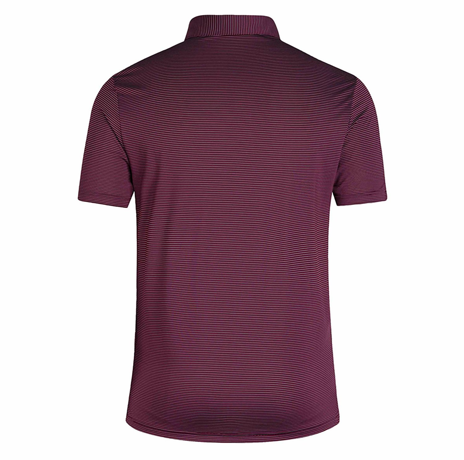 adidas Men's Texas A&M University Stripe Ulimate365 Polo Shirt