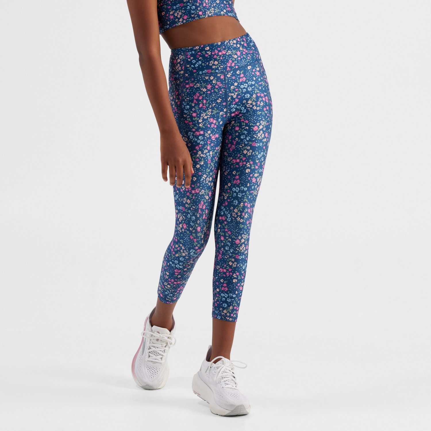 Freely Girls' Haven Luxe 7/8 Ditsy Mix Leggings