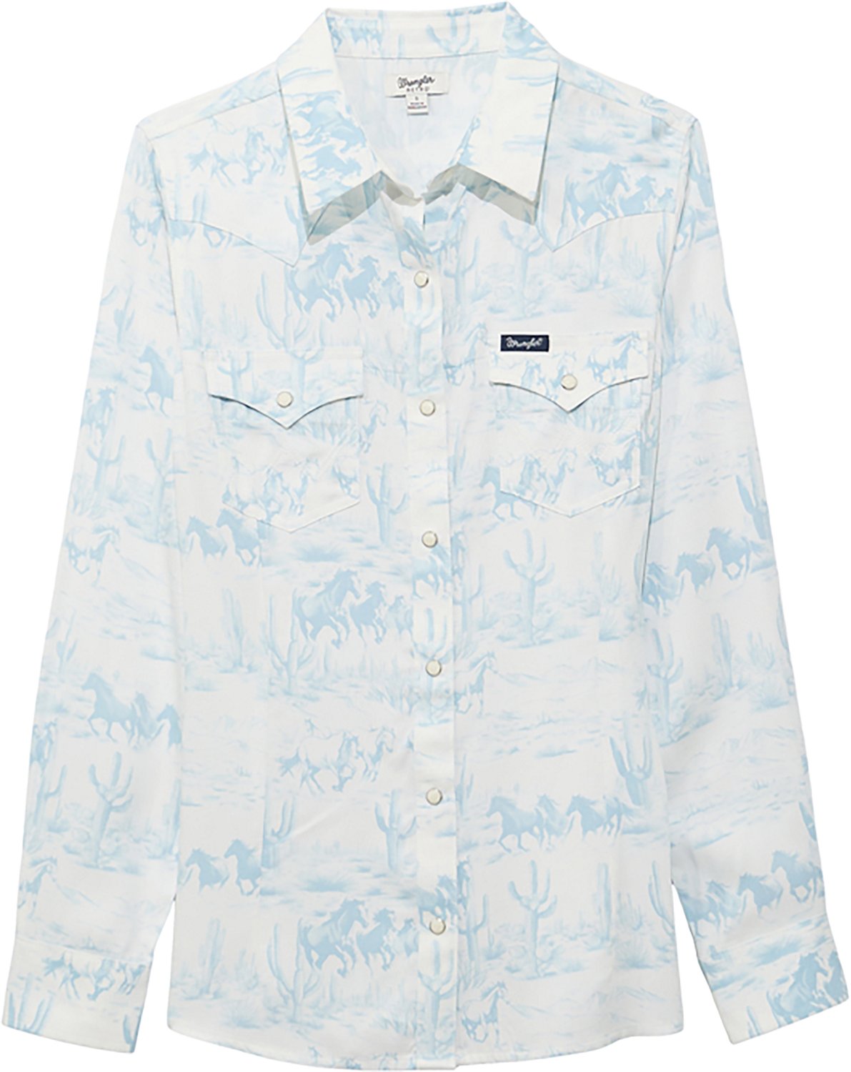 Wrangler Women's Retro Country Toile Western Slim Snap Shirt - view number 4