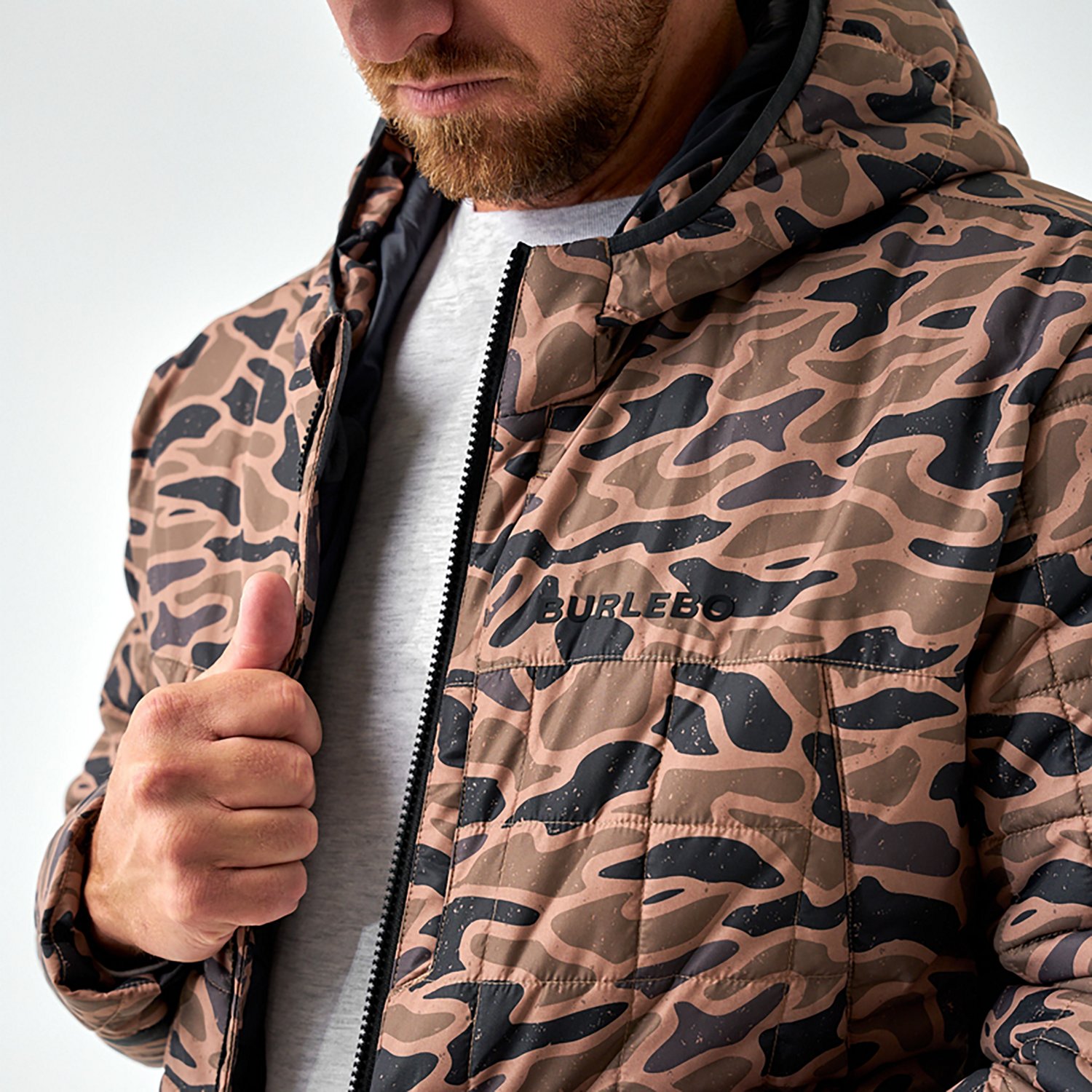 BURLEBO Men's Puffer Jacket