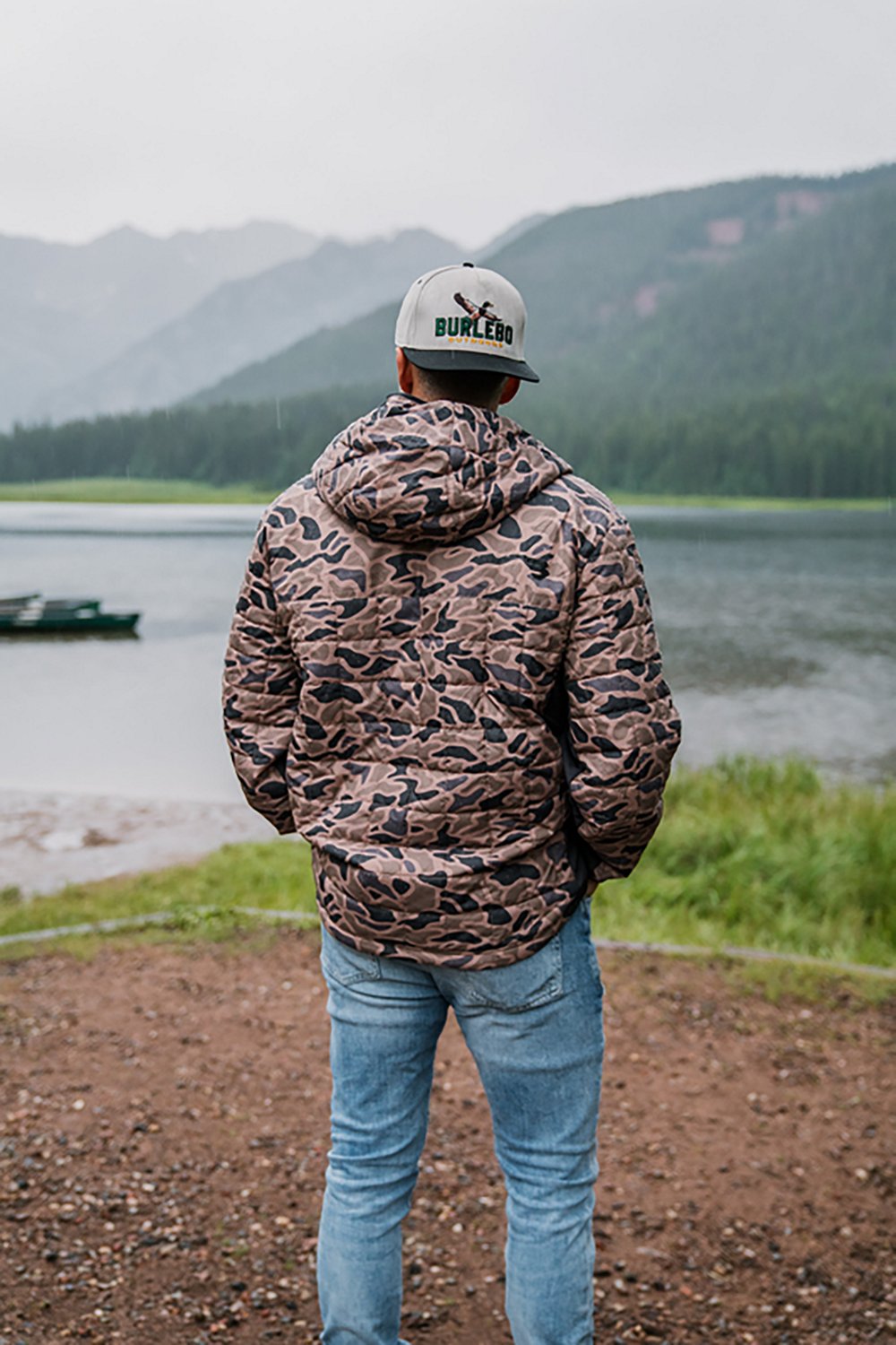 BURLEBO Men's Puffer Jacket