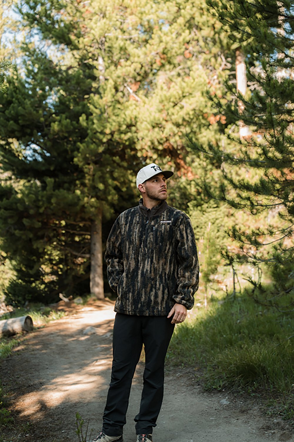 BURLEBO Men's Midland Camo Sherpa 1/4 Zip - view number 7