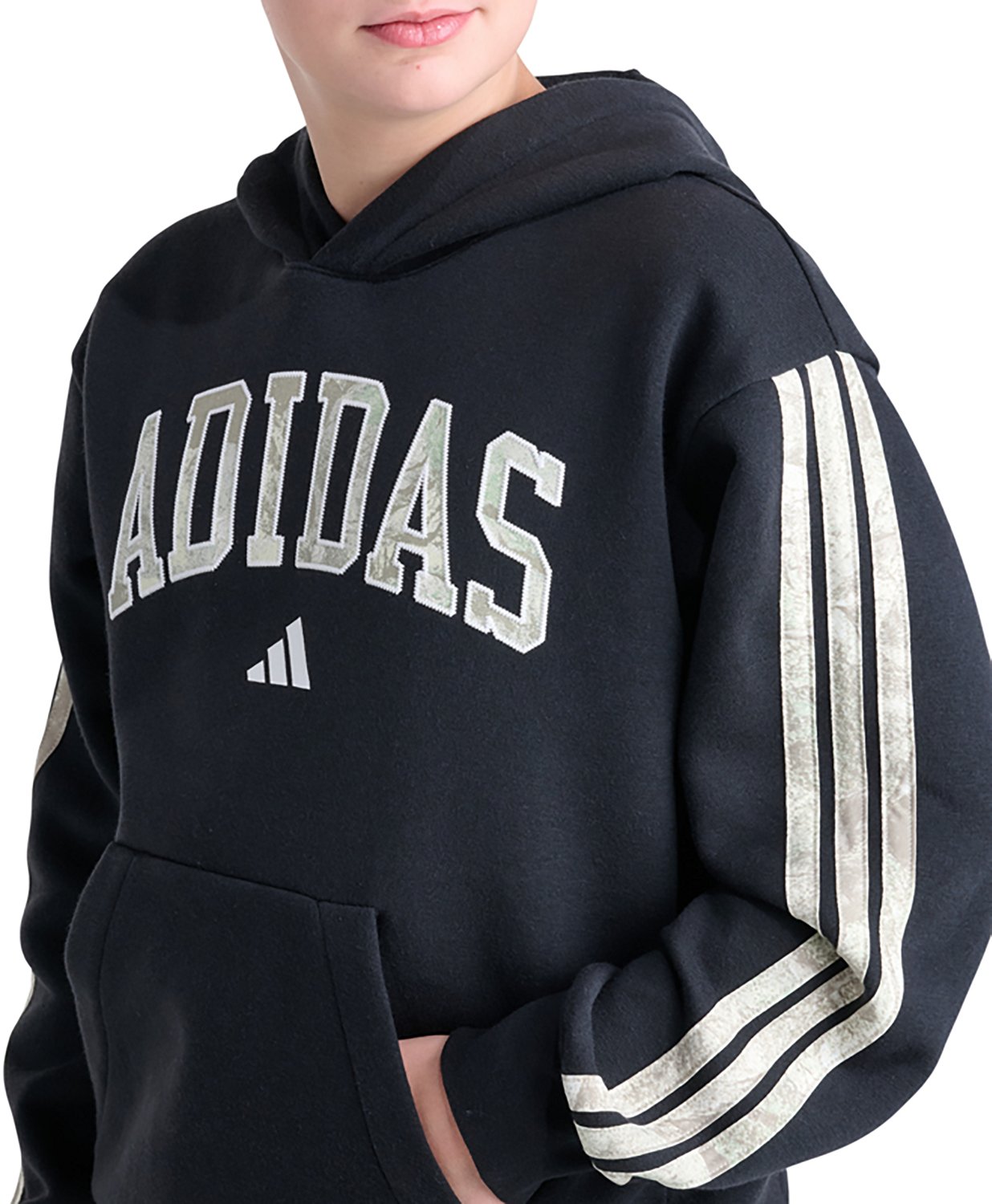 adidas Boys’ 3-Stripes Rock Camo Hoodie - view number 3