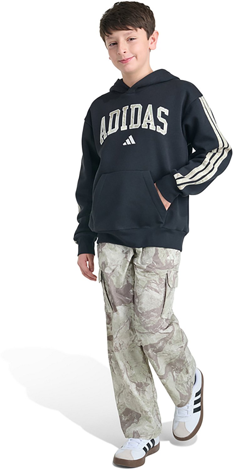 adidas Boys’ 3-Stripes Rock Camo Hoodie - view number 4