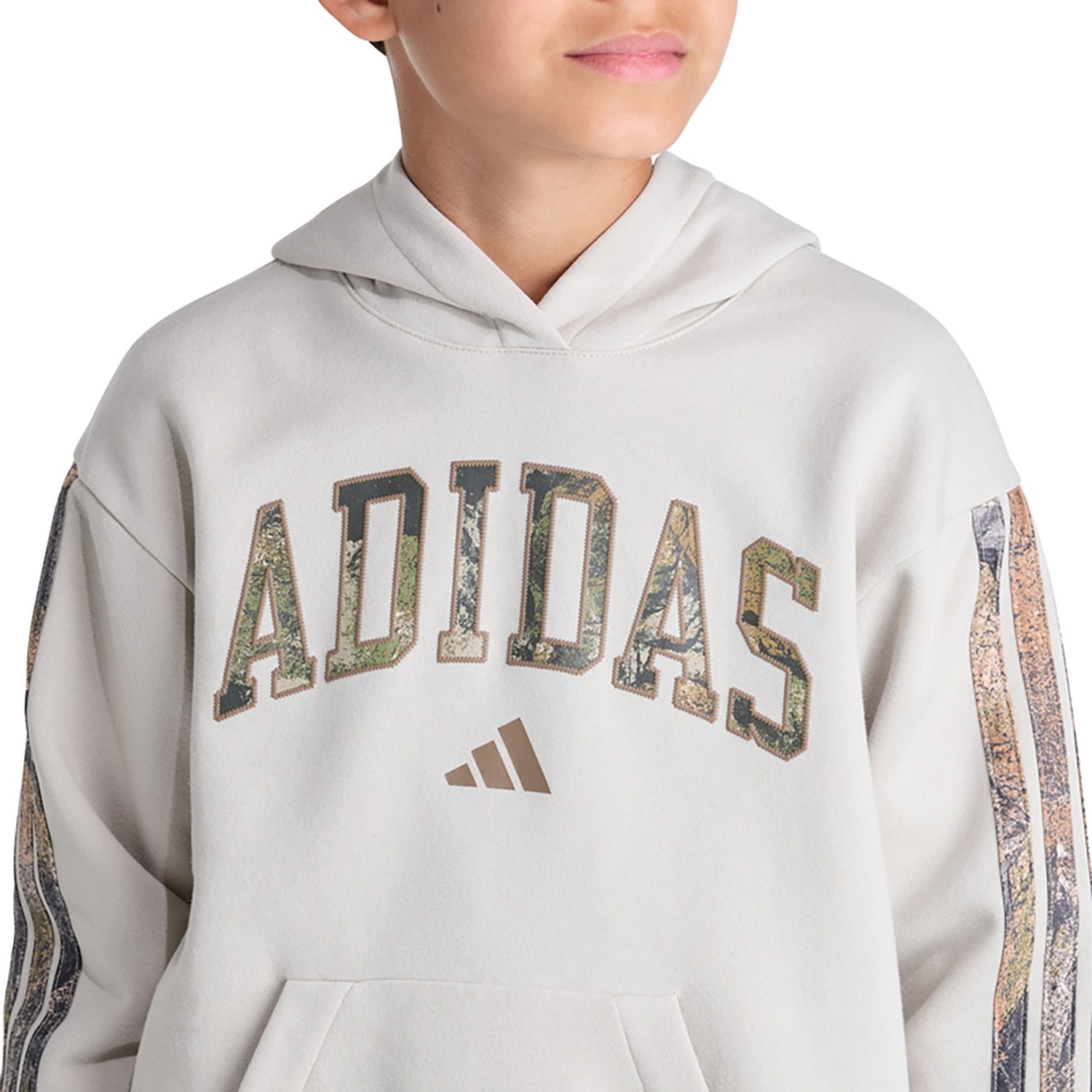 adidas Boys’ 3-Stripes Rock Camo Hoodie - view number 3