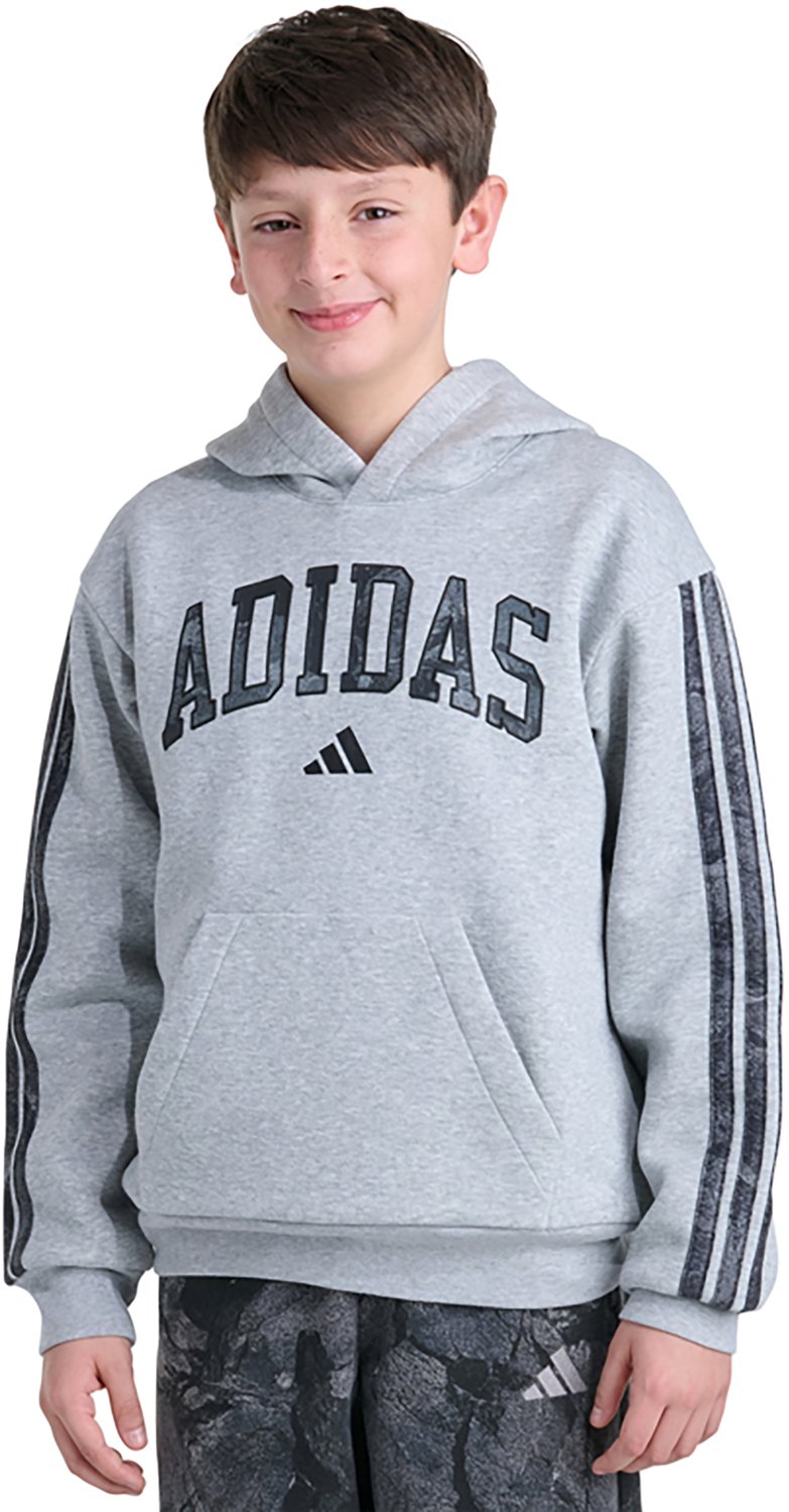 adidas Boys’ 3-Stripes Rock Camo Hoodie