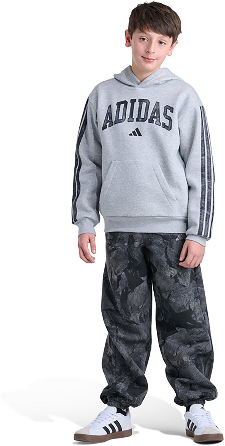 adidas Boys’ 3-Stripes Rock Camo Hoodie - view number 4