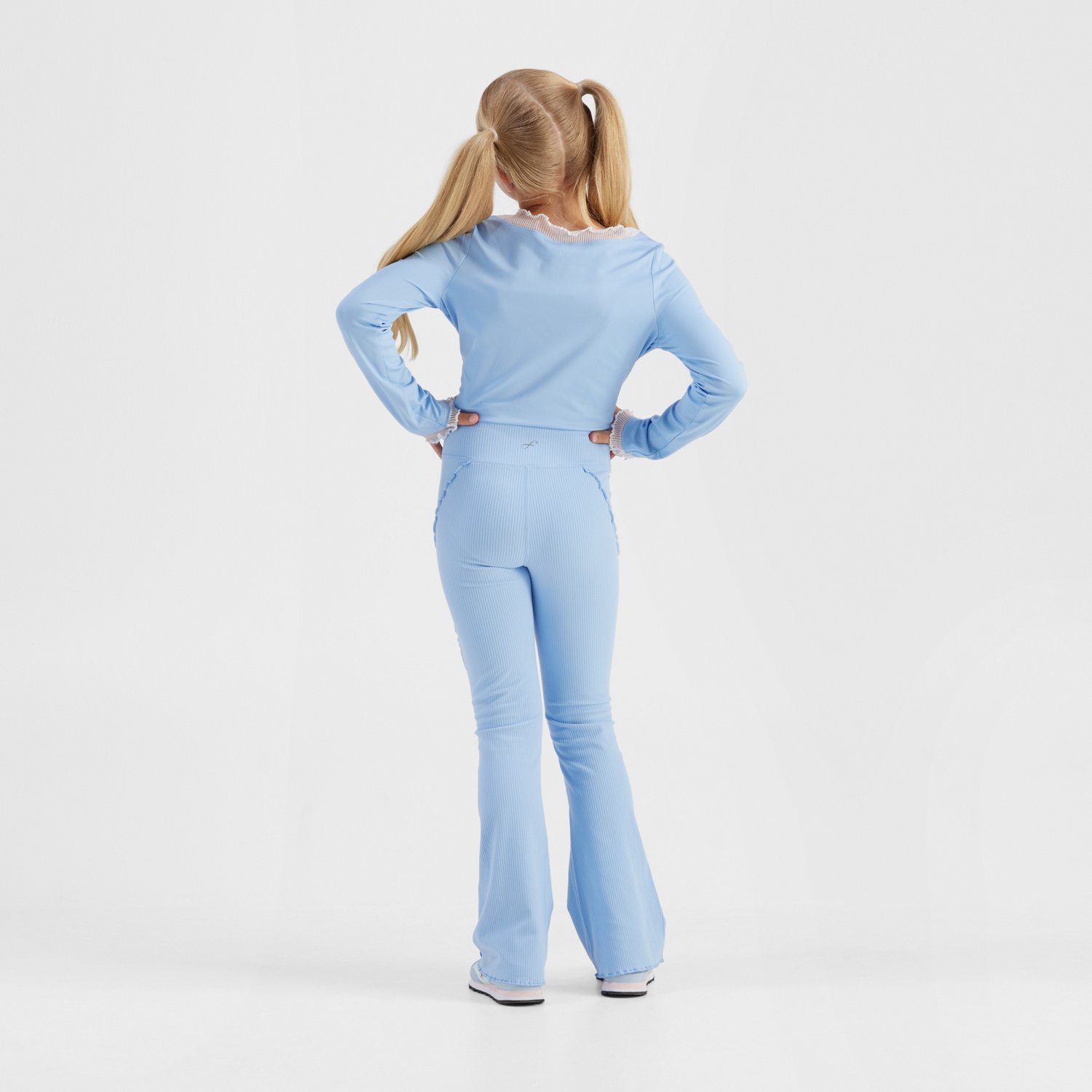 Freely Girls’ Nova Ruffle Flare Pants - view number 3