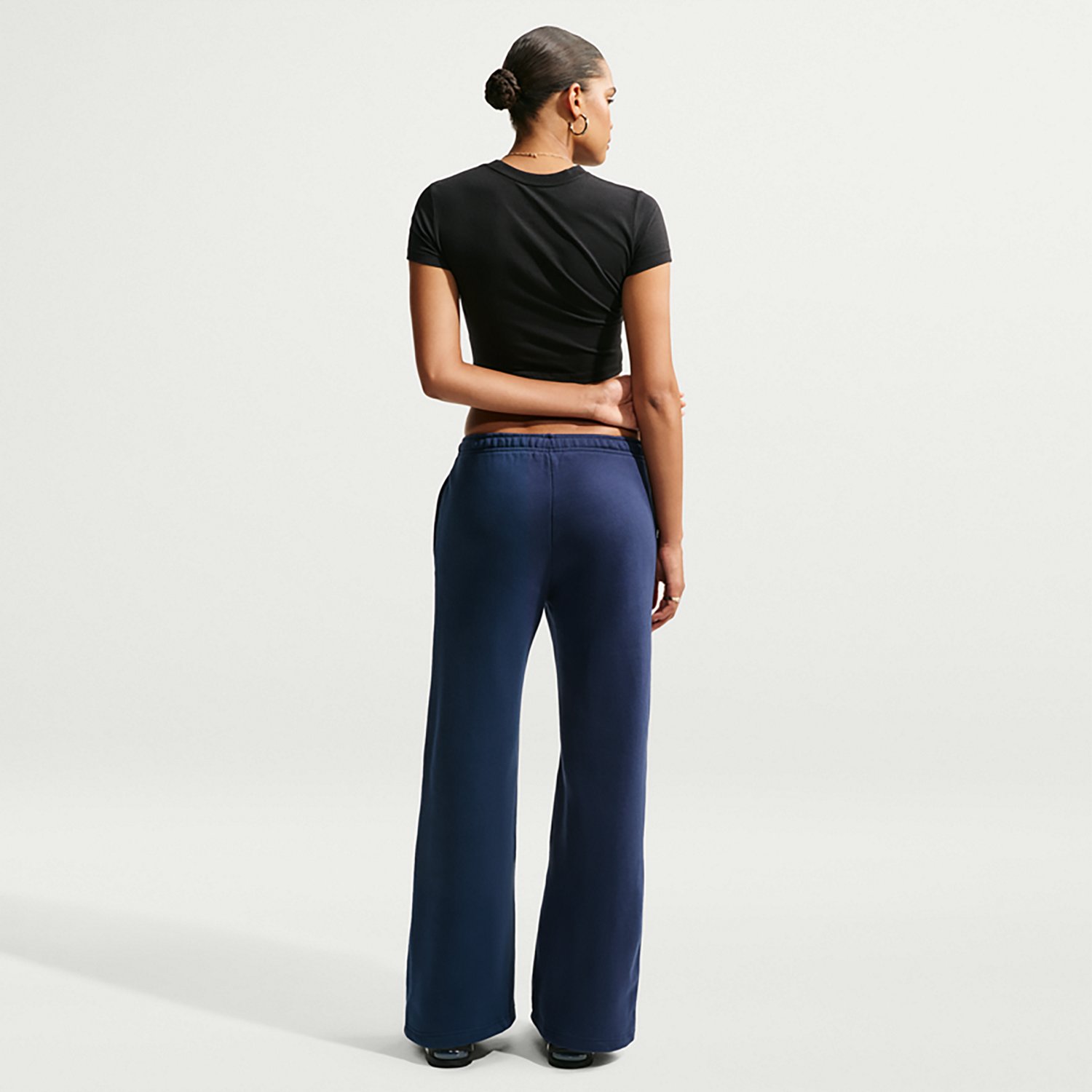 Nike Women's Studio Fleece Mid-Rise Training Pants - view number 2