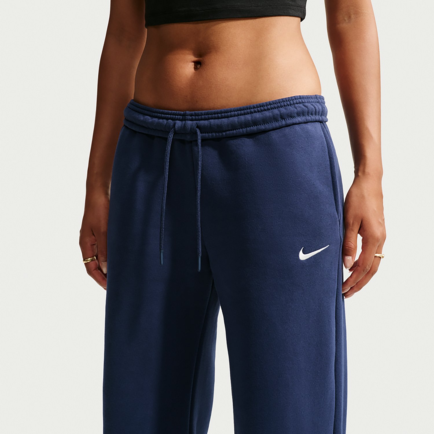 Nike Women's Studio Fleece Mid-Rise Training Pants - view number 5