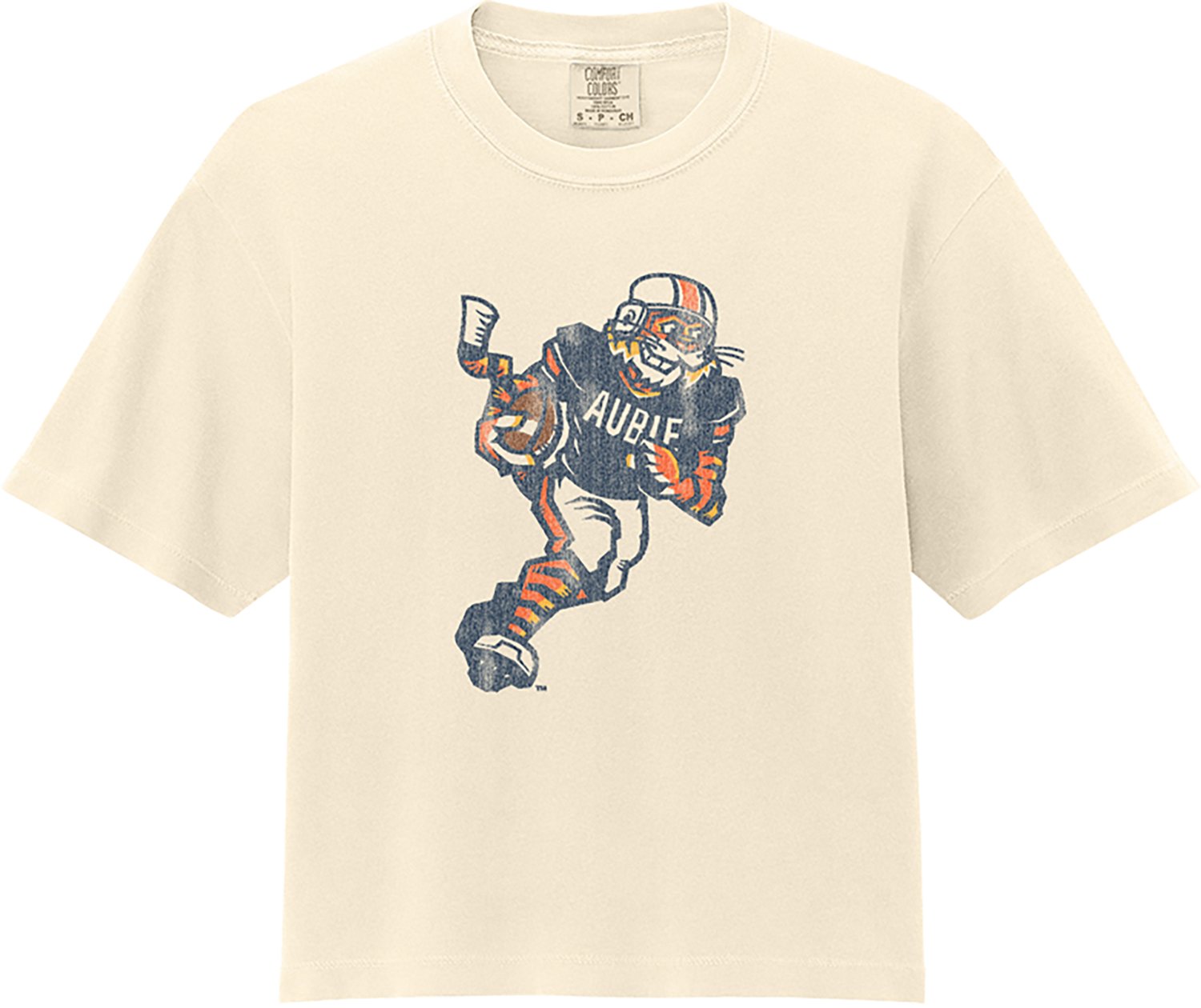 WILDCAT RETRO Women's Auburn University Football Aubie Graphic T-shirt