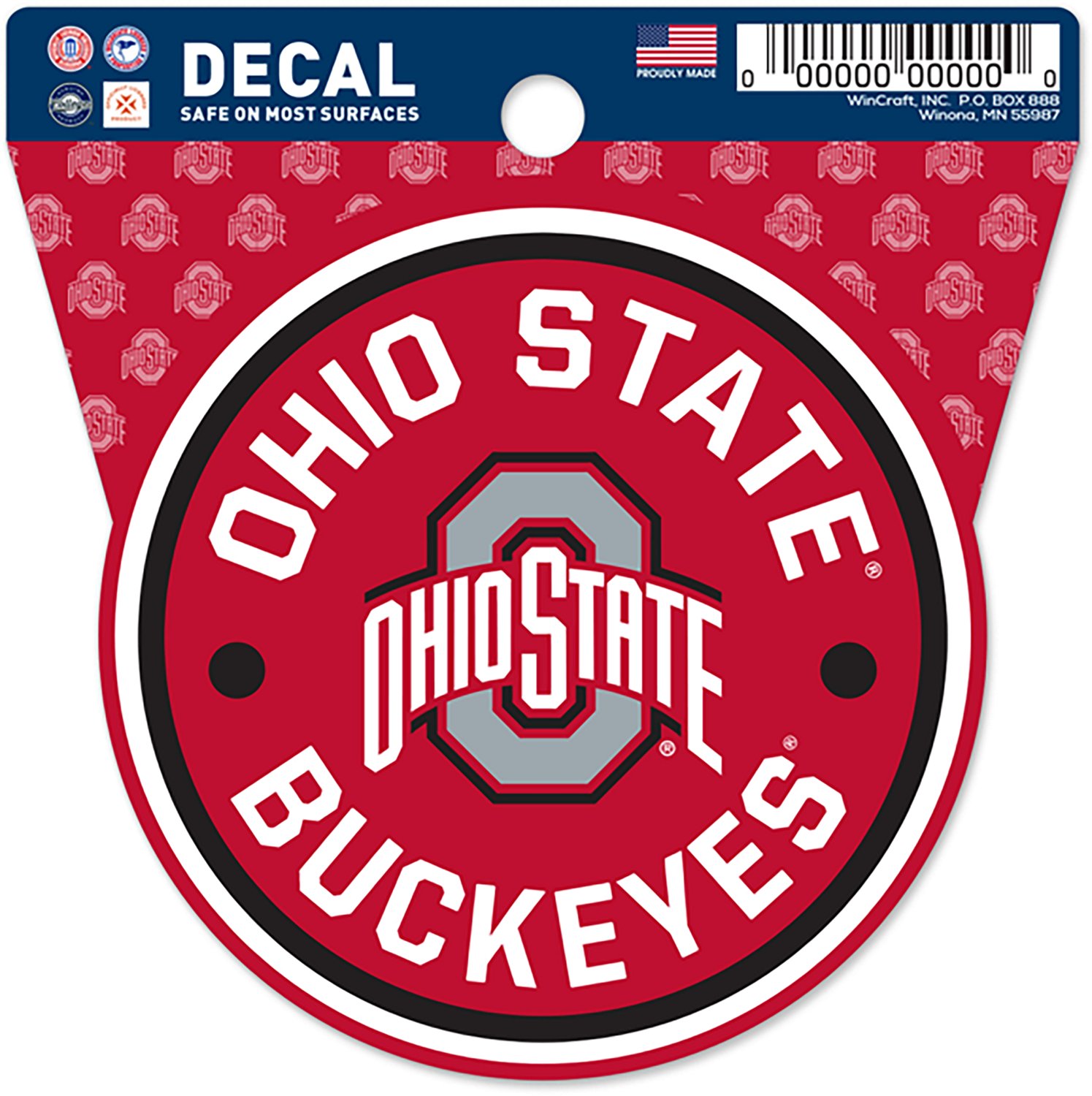 WinCraft Ohio State University Clean Cut Decal