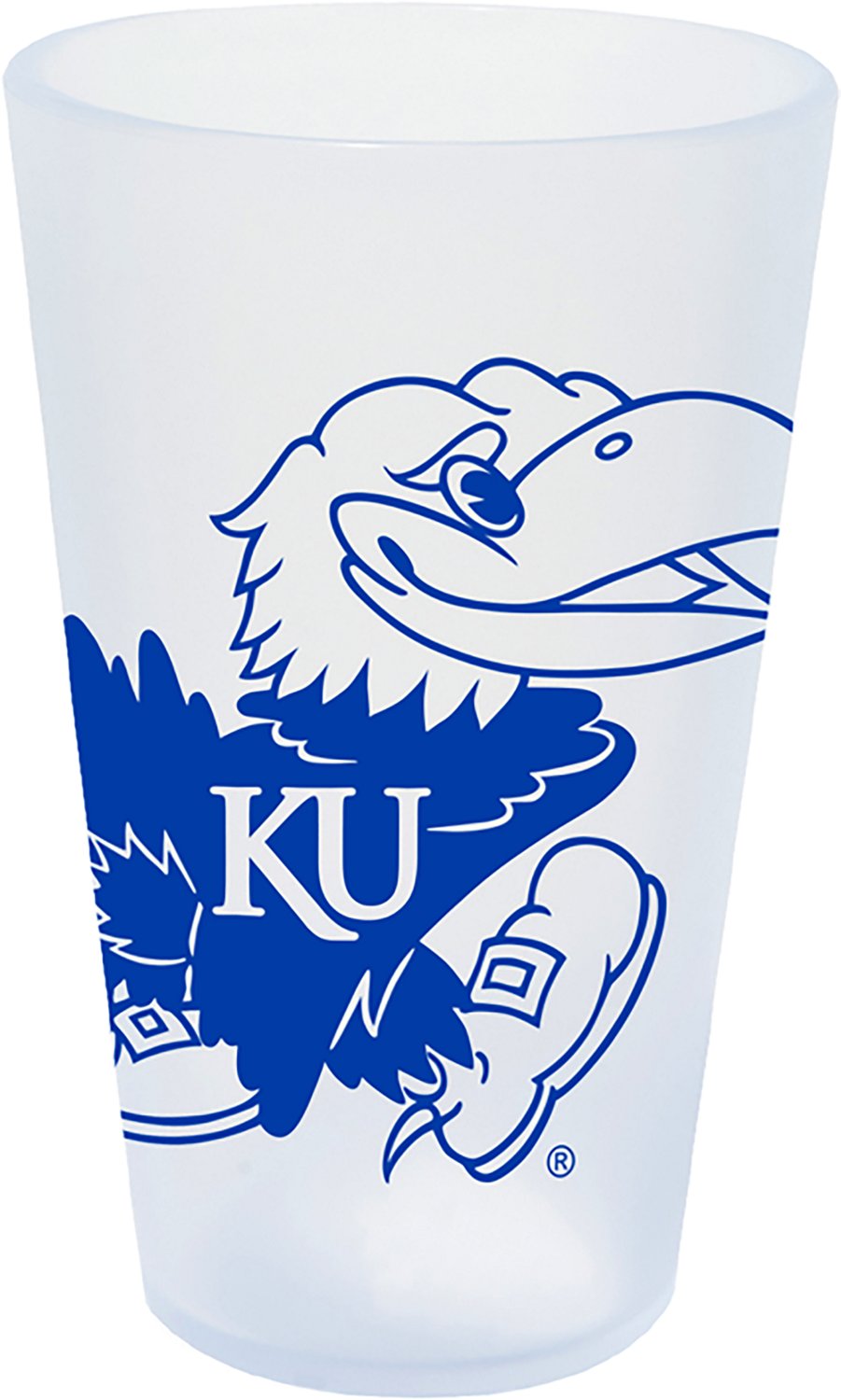 WinCraft University of Kansas Icicle Silicone Pint Glass