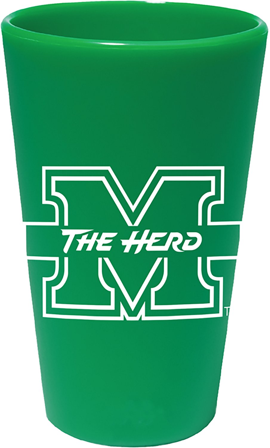 WinCraft Marshall University Team Color Silicone Pint Glass