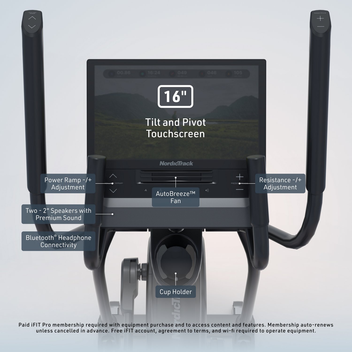 NordicTrack AirGlide 16 Elliptical - view number 2