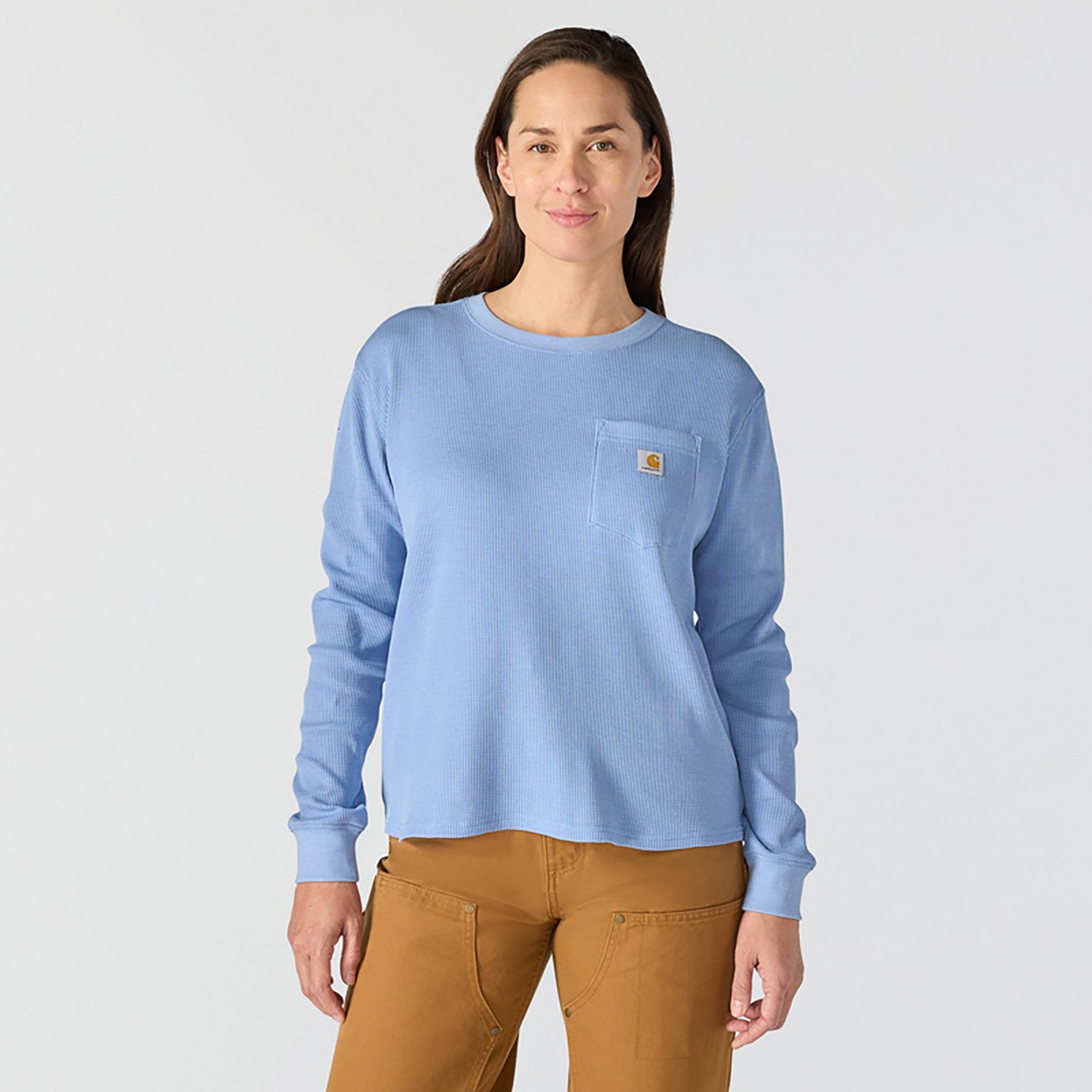 Carhartt Women's Waffle Knit Loose Long Sleeve T-Shirt
