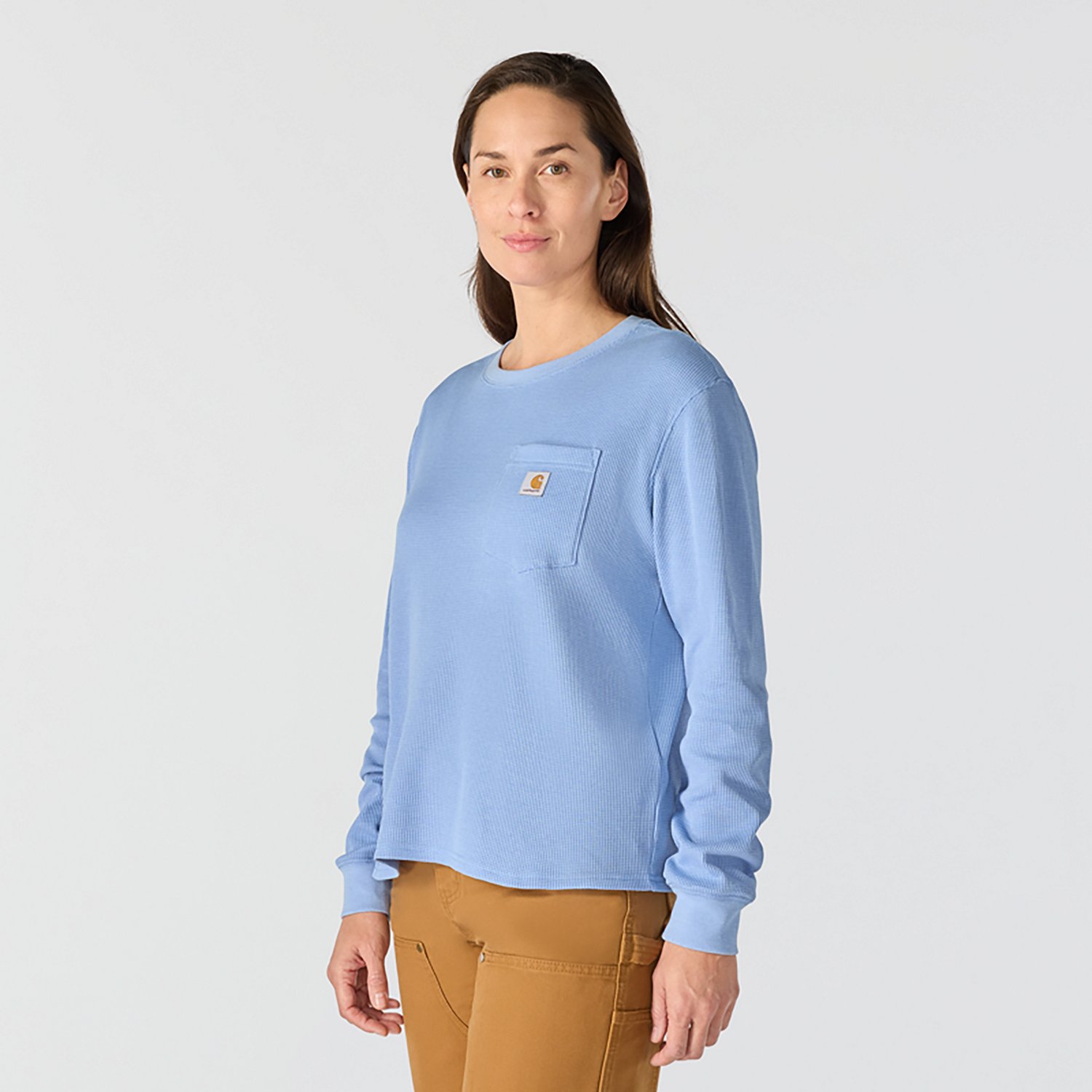 Carhartt Women's Waffle Knit Loose Long Sleeve T-Shirt