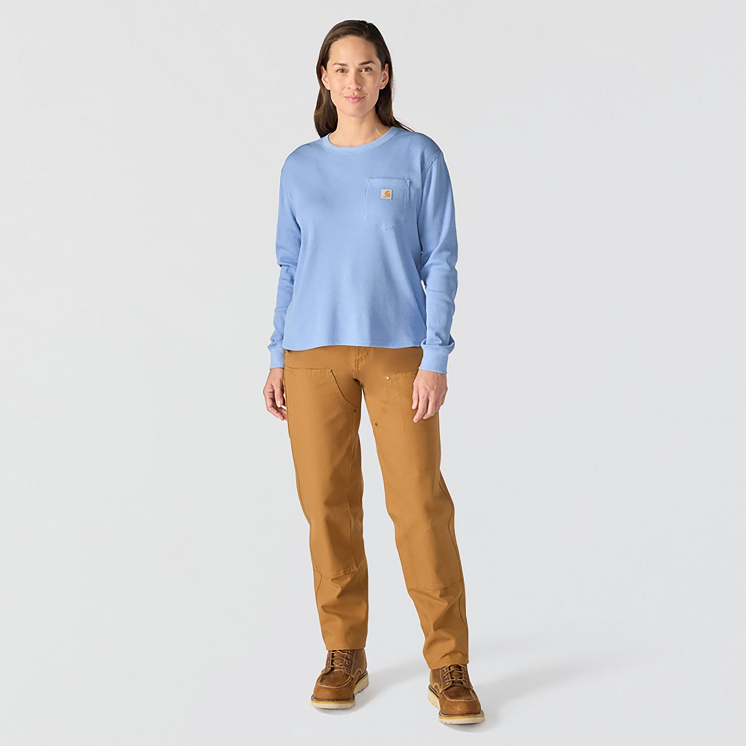 Carhartt Women's Waffle Knit Loose Long Sleeve T-Shirt