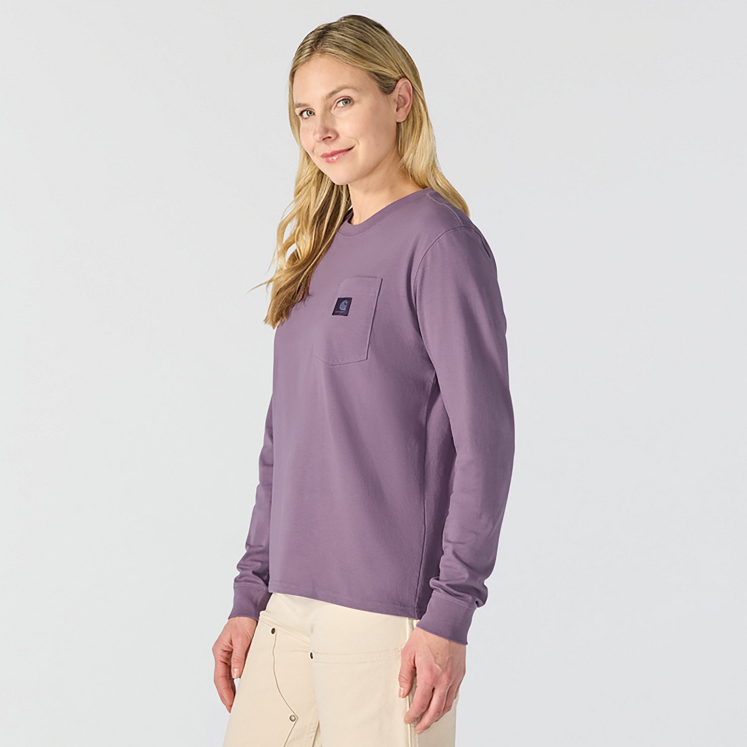 Carhartt Women's Irvine Loose Long Sleeve Pocket T-Shirt - view number 3
