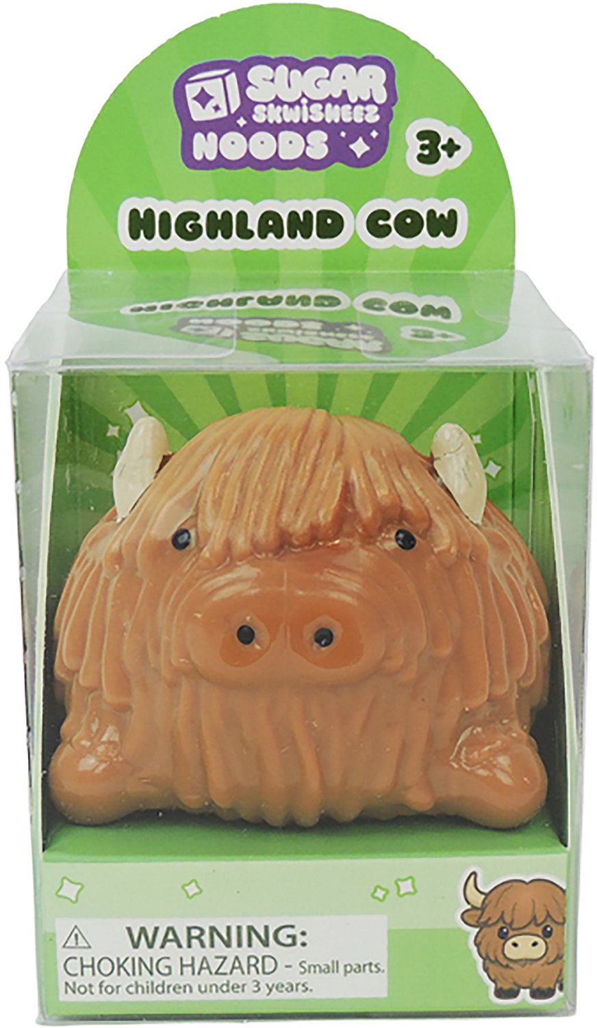 Toysmith Highland Cow Sugar Skwisheez - view number 3