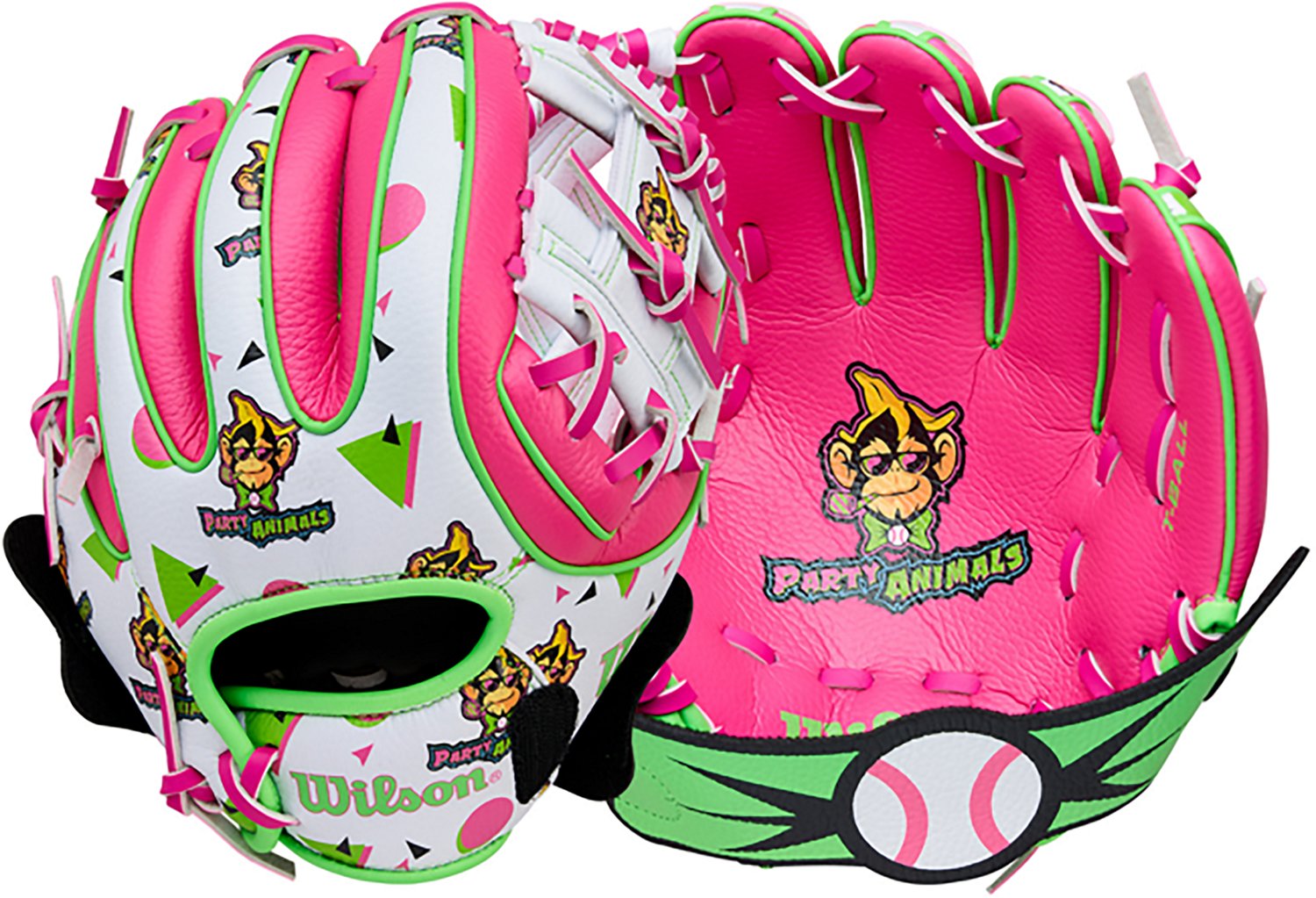Wilson 10" A200 Party Animals with EZ Catch T-Ball Glove