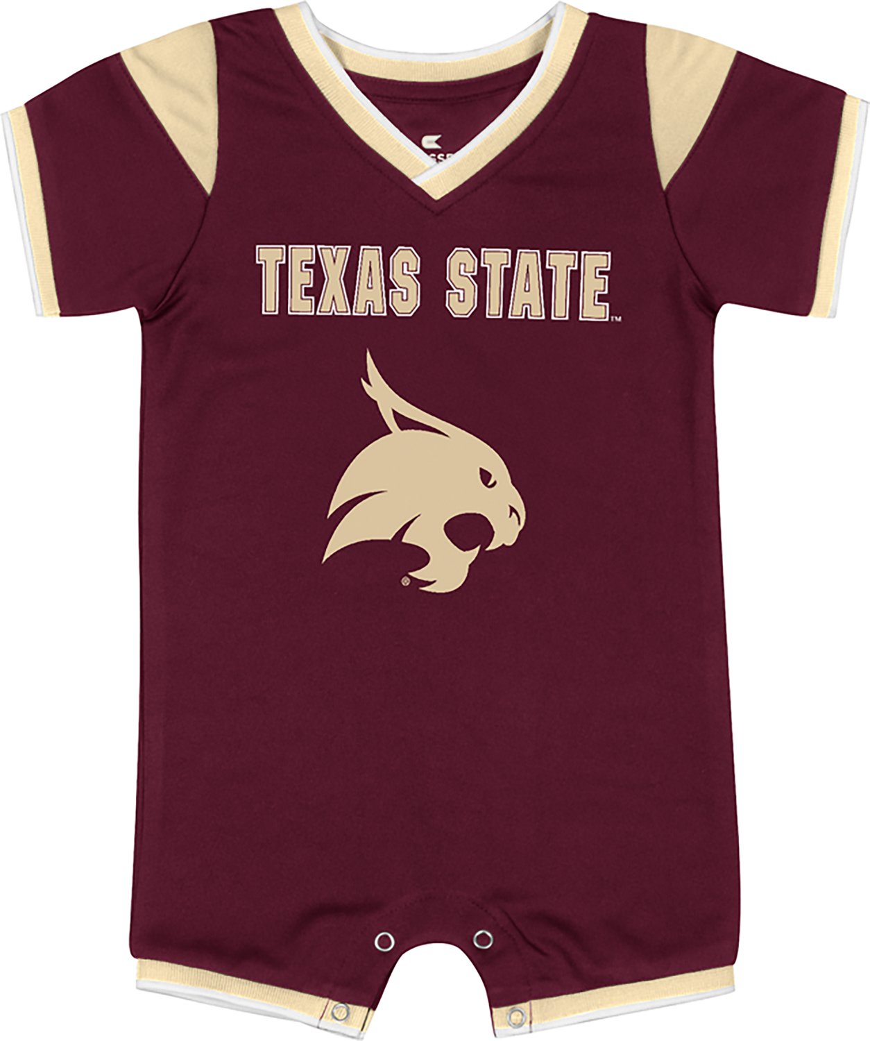 Colosseum Athletics Infants' Texas State University All Day Football Romper