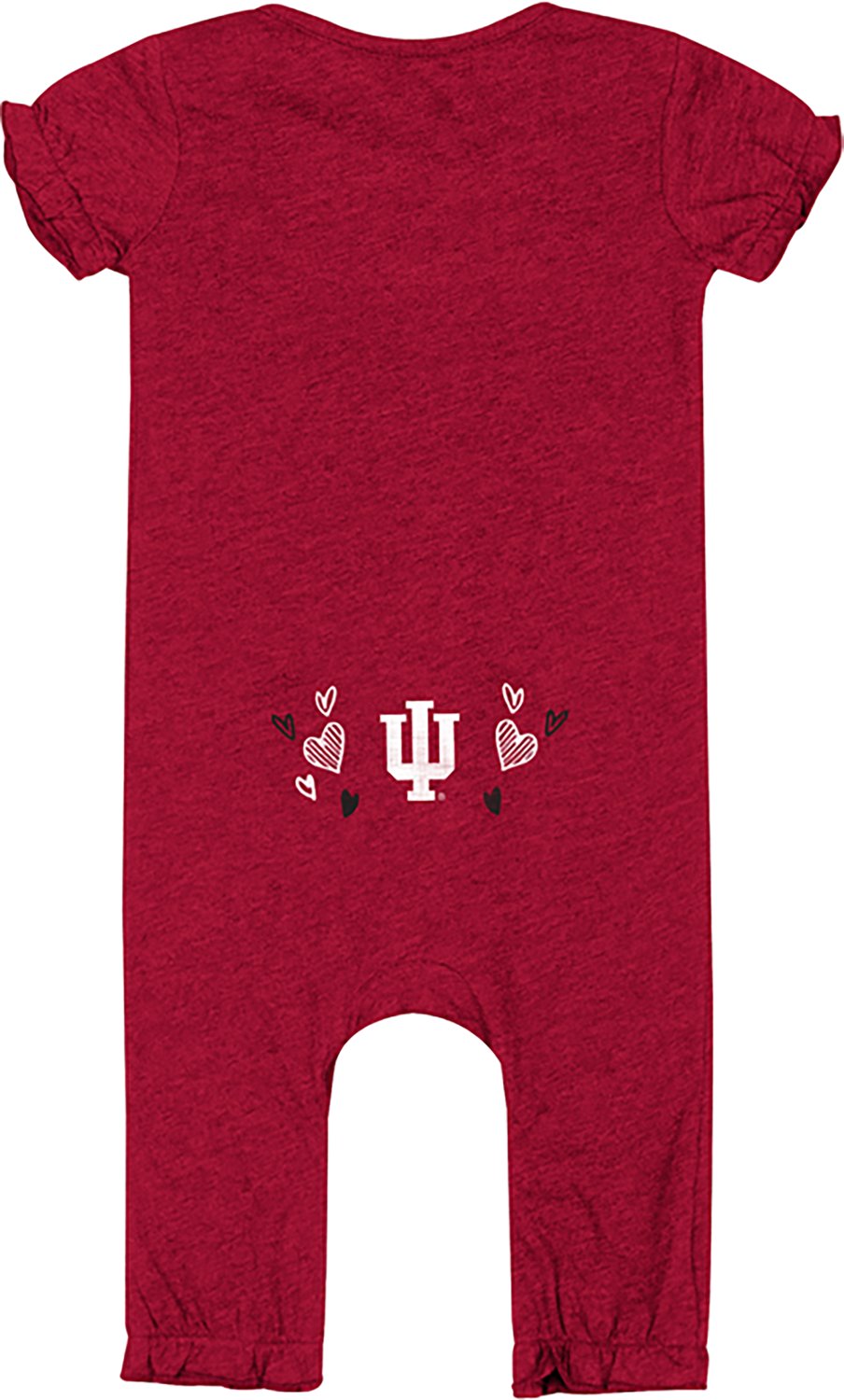 Colosseum Athletics Infant Girls' Indiana University Pom Romper