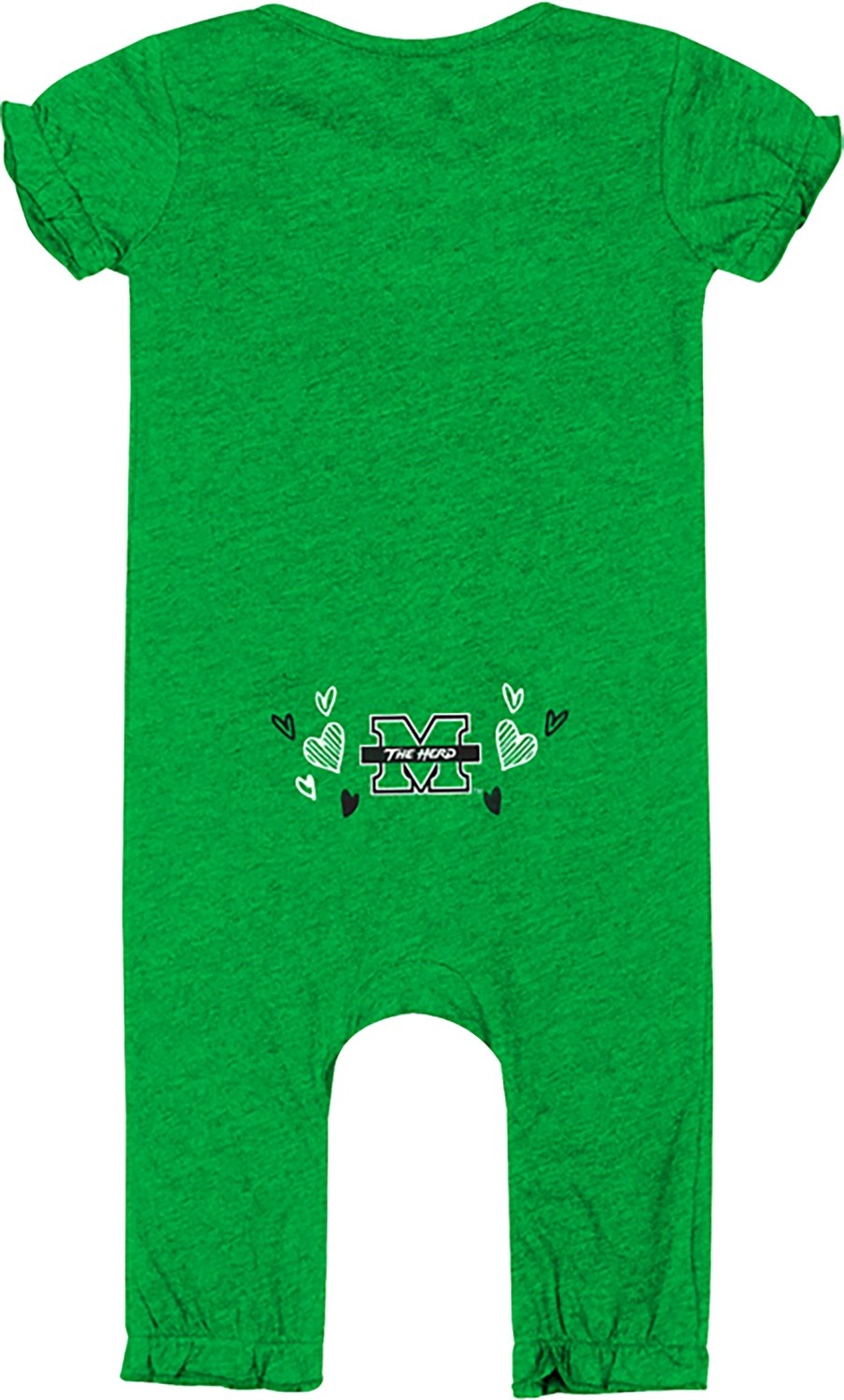 Colosseum Athletics Infant Girls' Marshall University Pom Romper