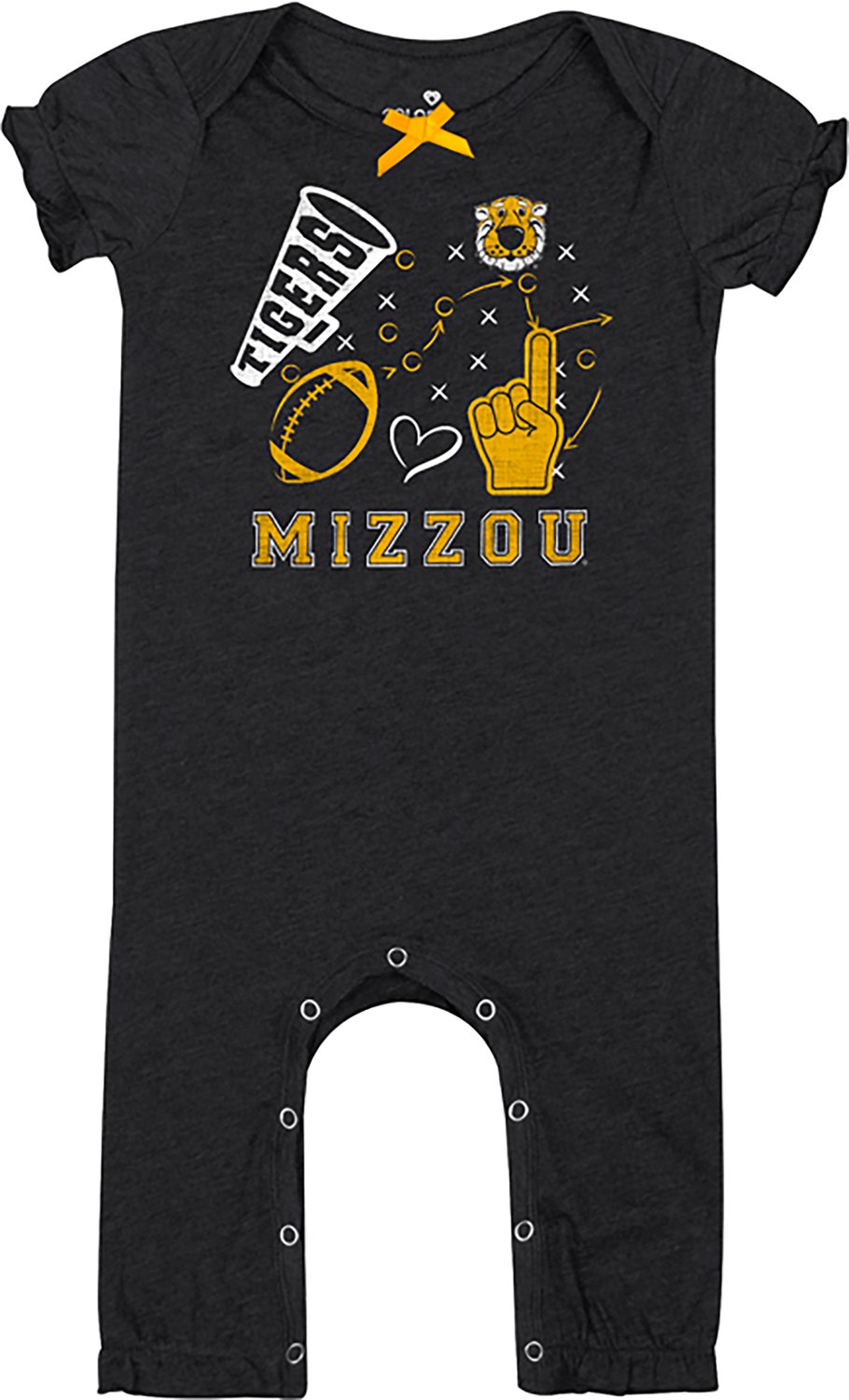 Colosseum Athletics Infant Girls' University of Missouri Pom Pom Romper