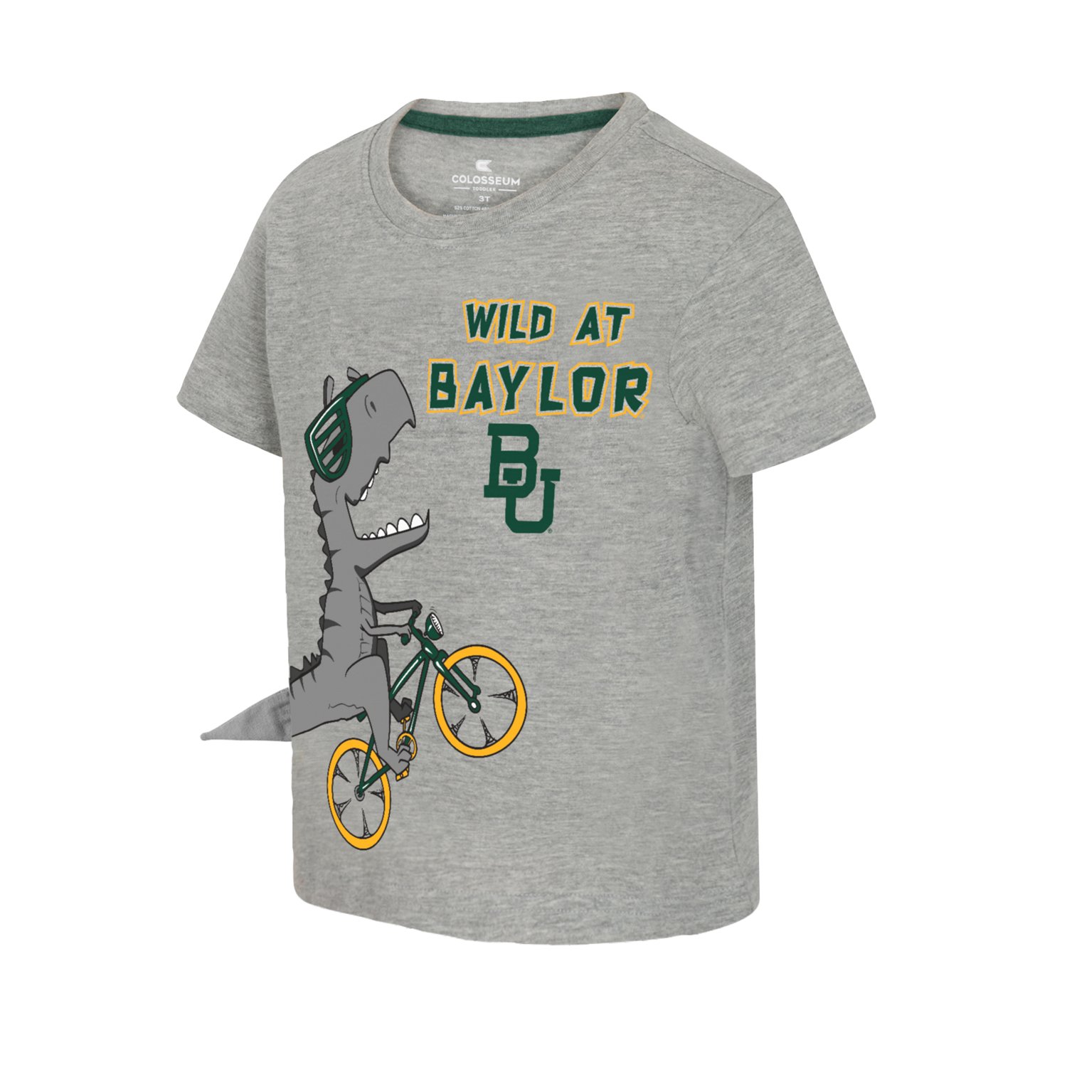 Colosseum Athletics Toddlers' Baylor University Wild Dino Graphic T-shirt